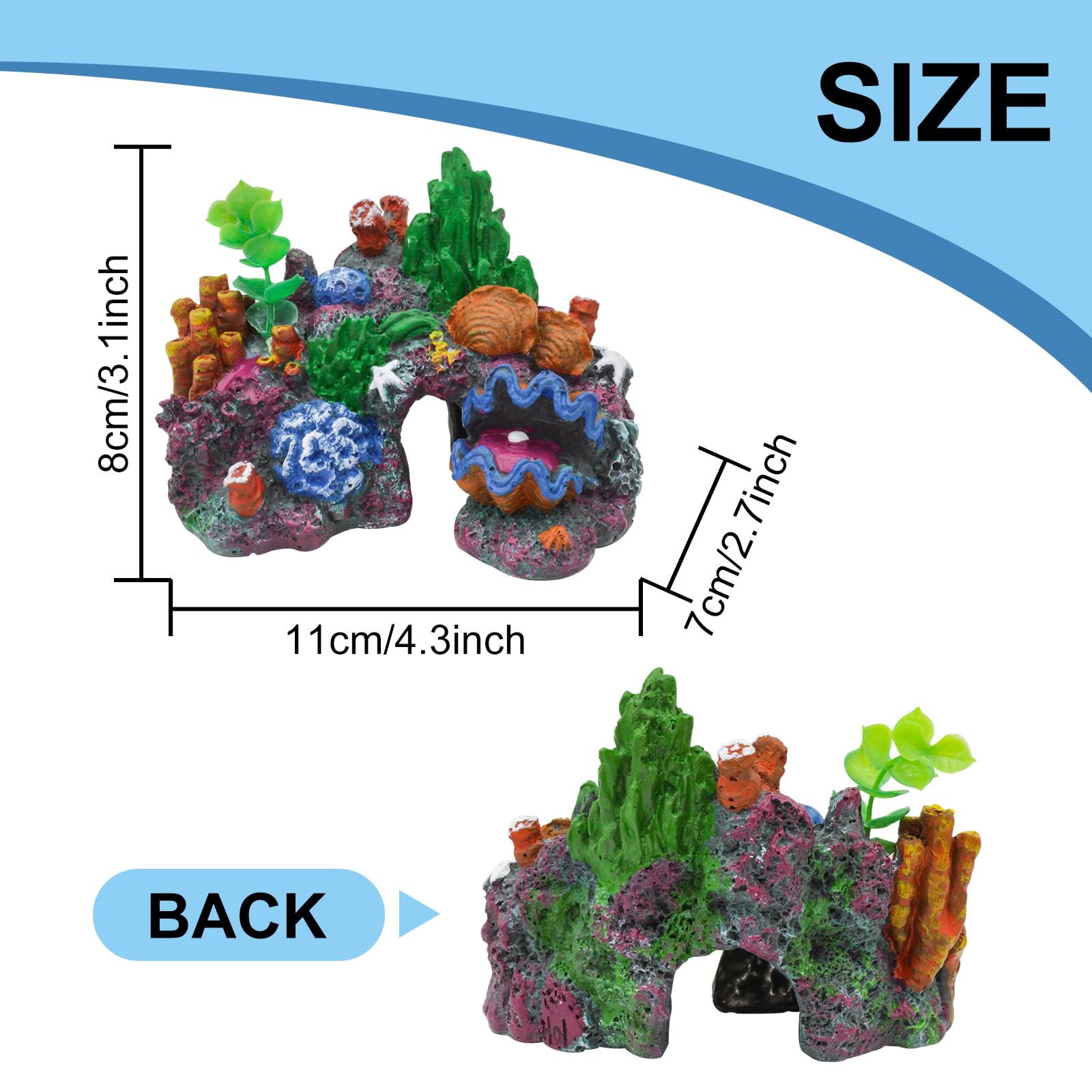 MultiValue Fish Tank Cave Decorations - Image 2