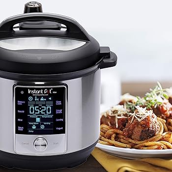 Instant Pot Max 6 Quart Multi-use Electric Pressure Cooker with 15psi Pressure Cooking, Sous Vide, Auto Steam Release...