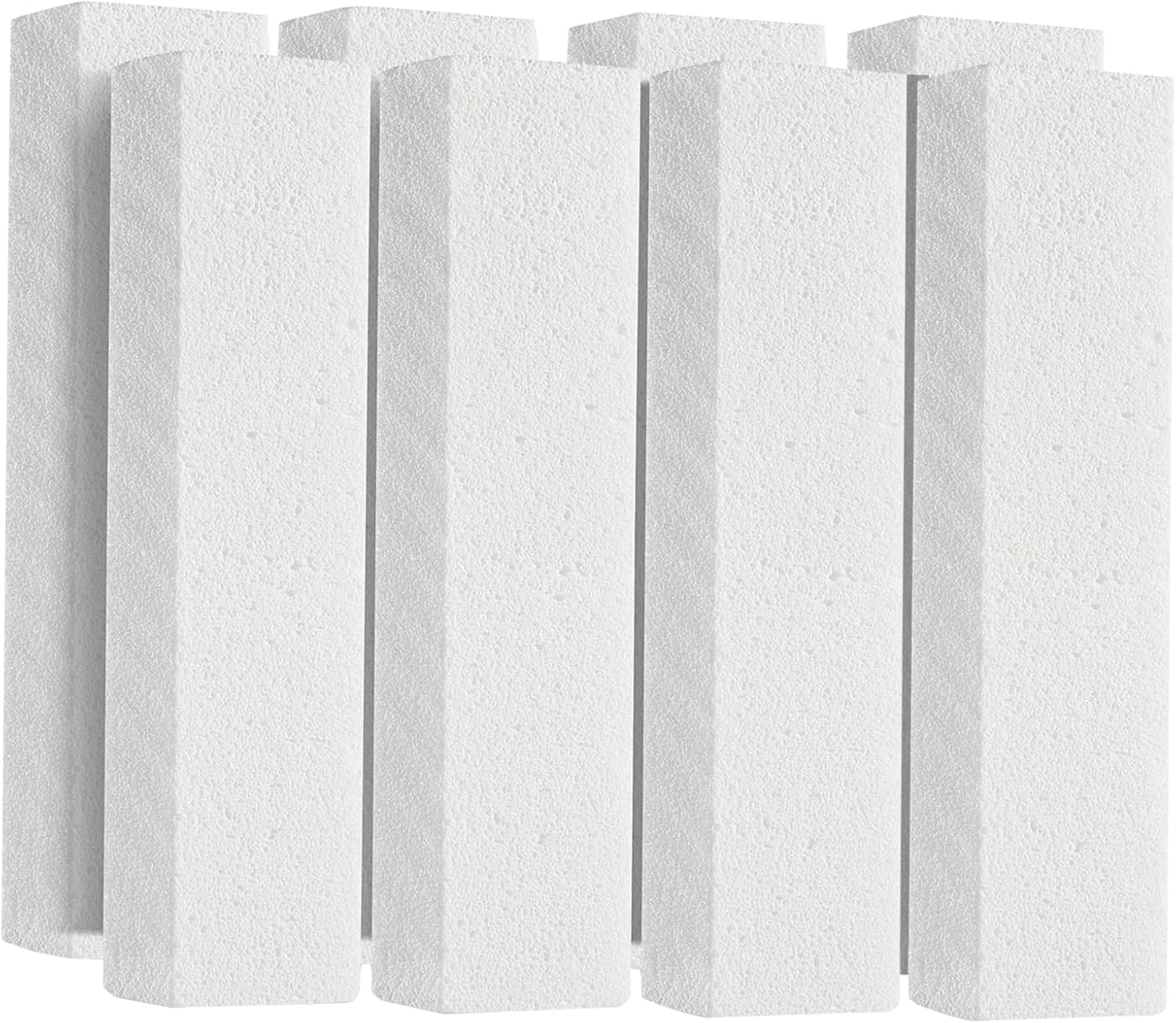 8 Pack Pumice Stone for Toilet Bowl Cleaning, Scouring Stick Remove Hard Water Rings, Calcium Buildup and Rust, Pumice Cleaning Bar for Tile Bath-tub