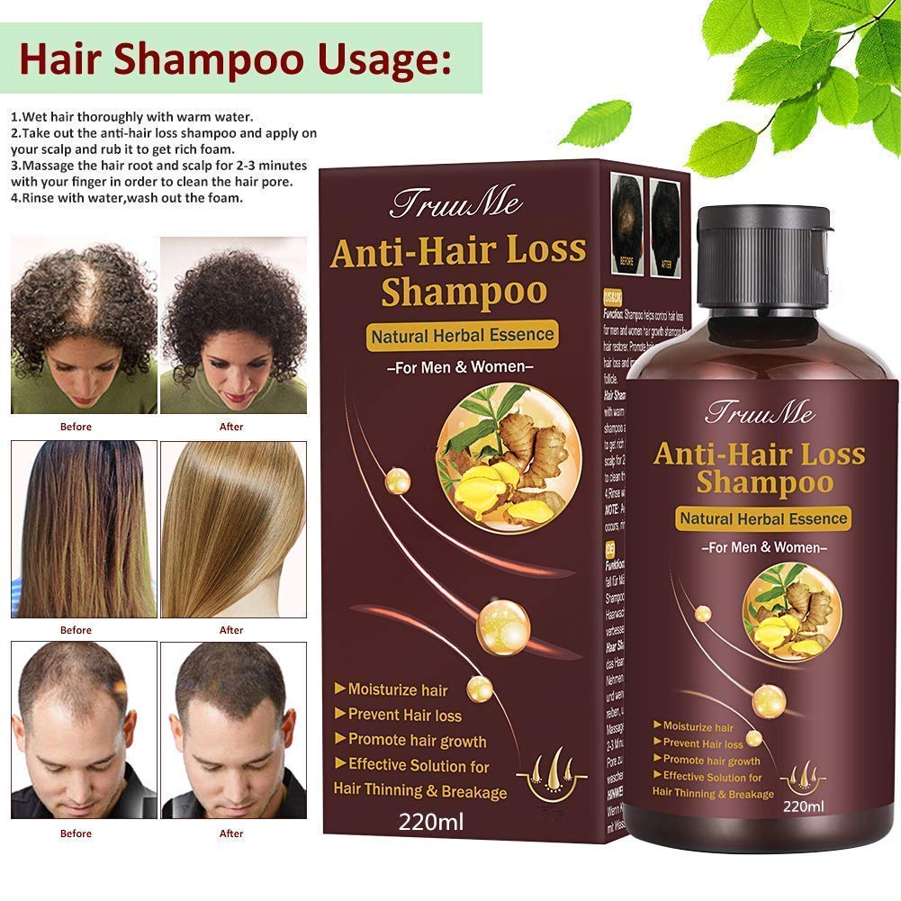 Hair Thickening Shampoo, Shampoo for Hair Growth, Hair Loss Shampoo, Hair Loss Treatment, Natural & Organic Herb Shampoo for Hair Regrowth Faster/Prevent Hair Loss : Beauty & Personal Care
