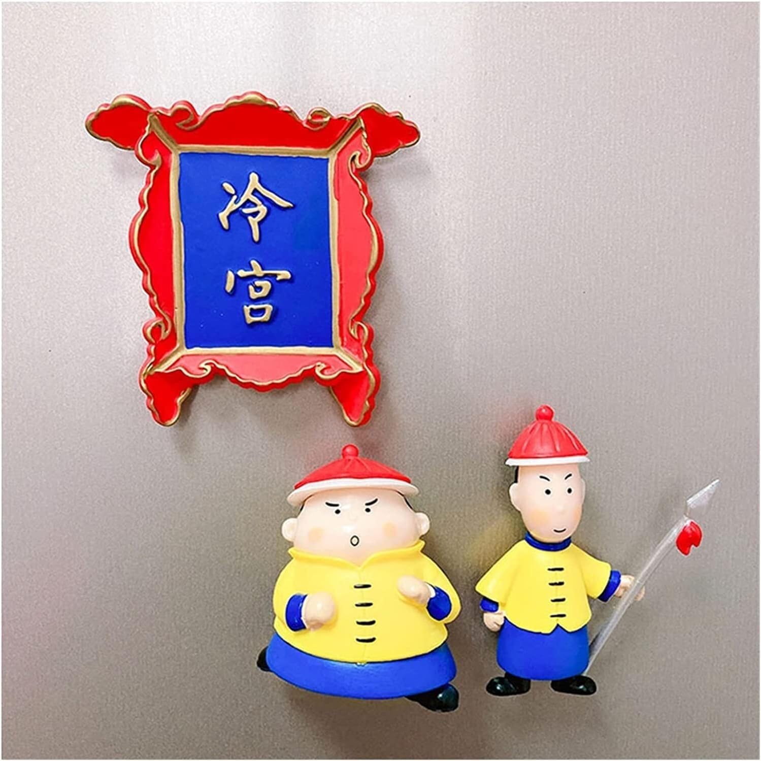 Fridge Magnet,Magnets, The Palace Museum Plaque Refrigerator Stickers Chinese Style Elements Travel Souvenirs Home Decoration Magnetic(Style11)