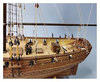 Amazon.co.jp: 1/64 帆船木製模型キット 船の模型キット : おもちゃ
