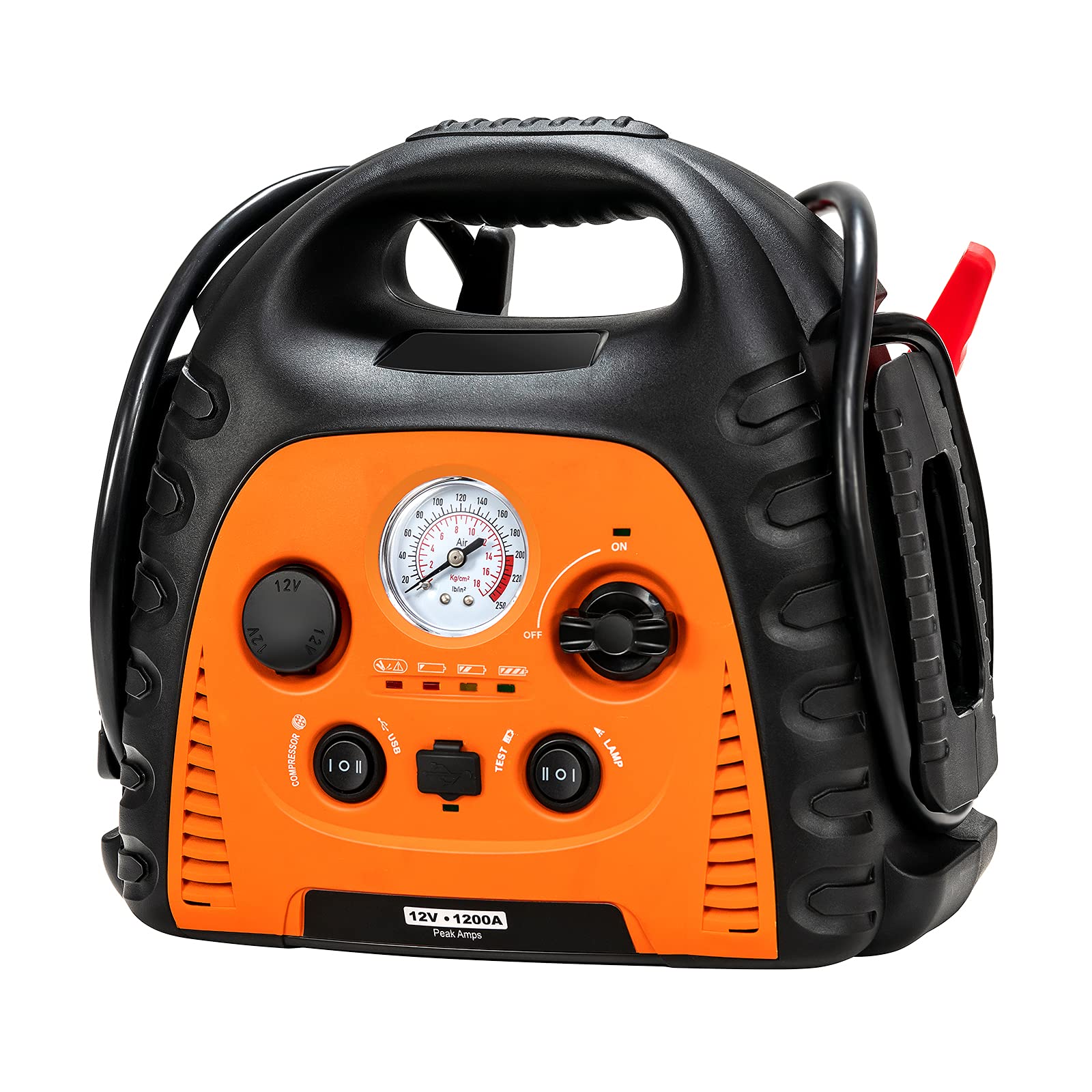 Buy COSTWAY 22000mAh Emergency Jump Starter, 1200 Peak Amps 12V