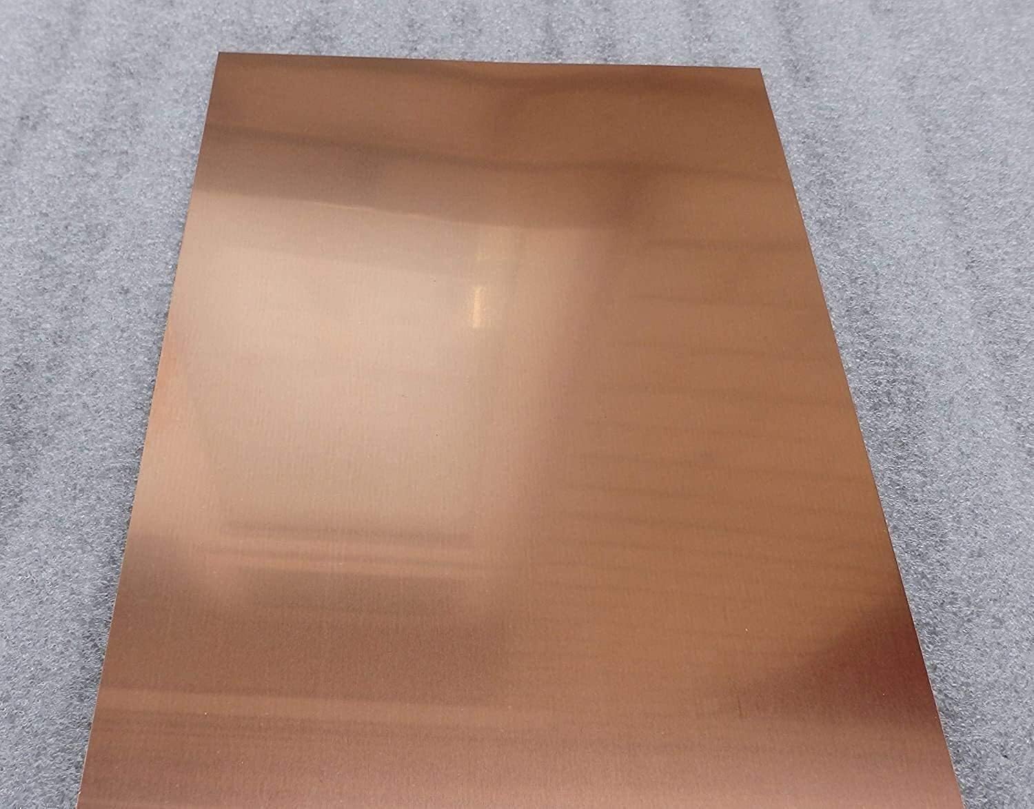 Metal Copper foil Pure Copper Sheet foil Copper Sheet Metal 99.9% Pure Cu Foil Plate Smooth Surface Exquisite Organization Hard and Strong Thickness Brass Plate (Size : 100mmx200mm/3.9inchx7.9inch)