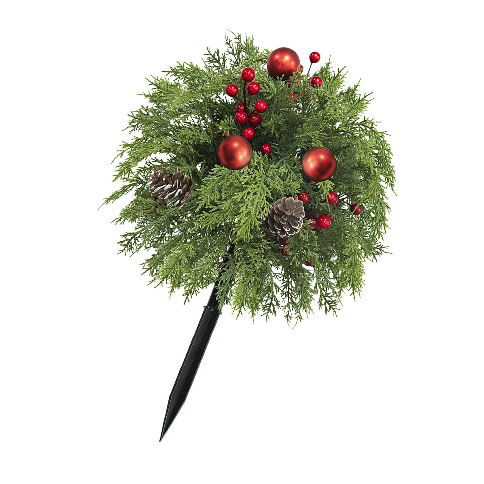 Estaca floral navideña decorativa, el detalle ideal para el hogar