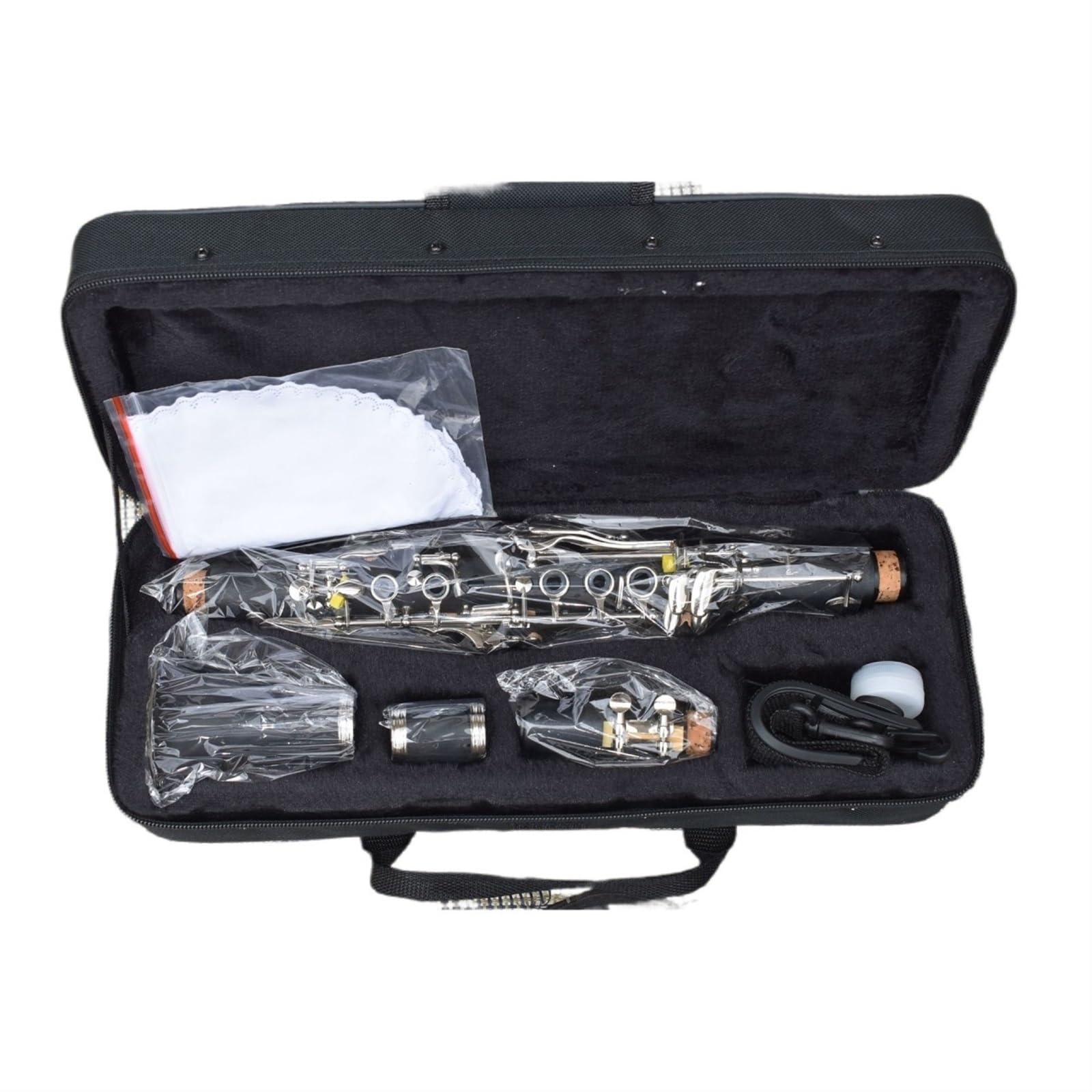 Clarinetto E Piatto Nero Strumento A Fiato Strumento Professionale Per Amanti Della Musica Per Principianti