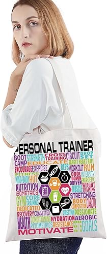 Miniatura 3 de BWWKTOP Bolsa de mano para entrenador personal, regalos para instructor de fitness, bolsa de hombro, regalos para entrenador de fitness