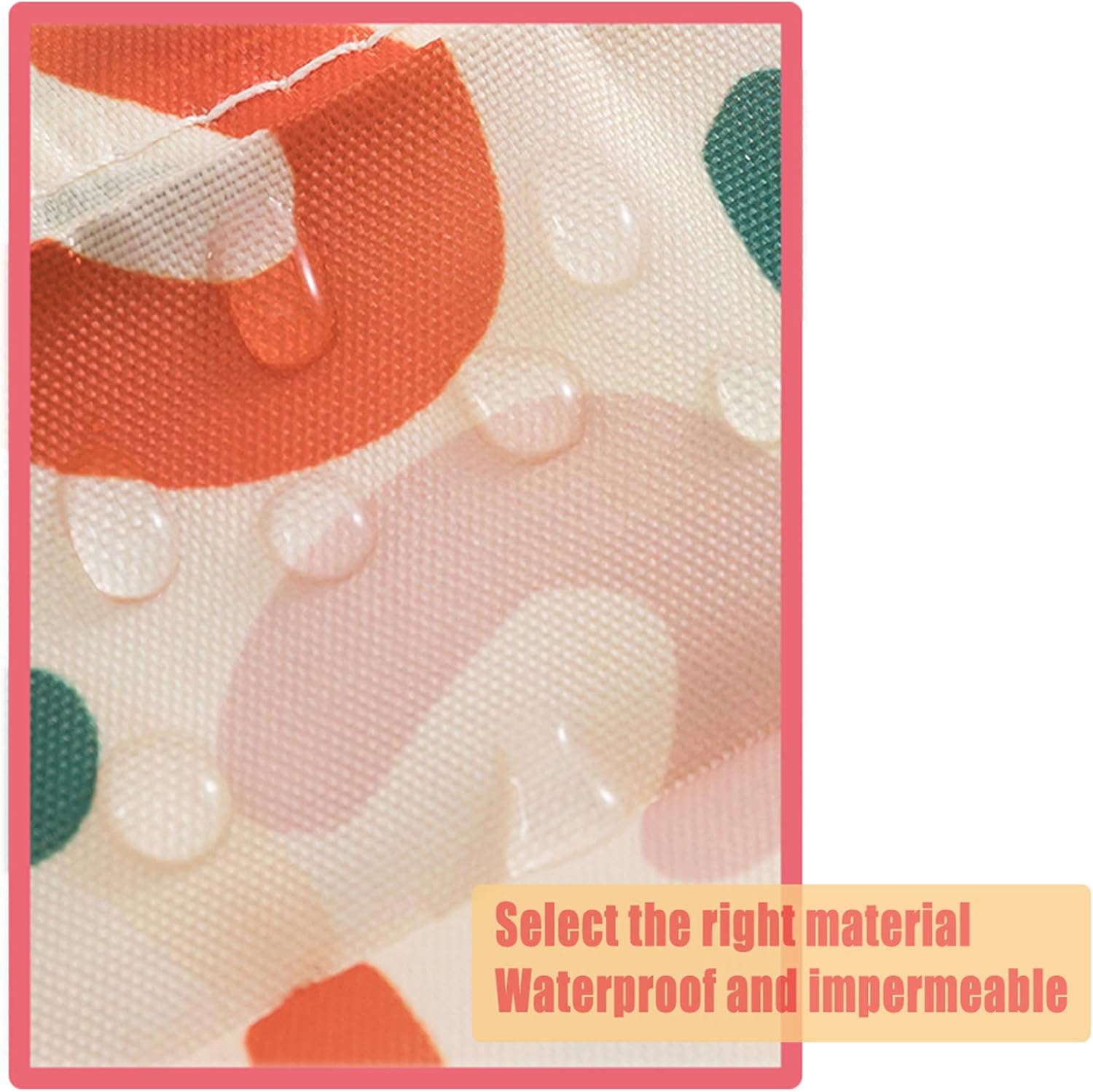 Reusable Foldable Shopping Bag with Reinforced Adjustable Handles Ideal for Grocery Shopping, Camping, Moving, Beach Swim Bags, Travel Bag, Gym Changing (2-Piece Set) Floral & Alphabet Pie - Image 4