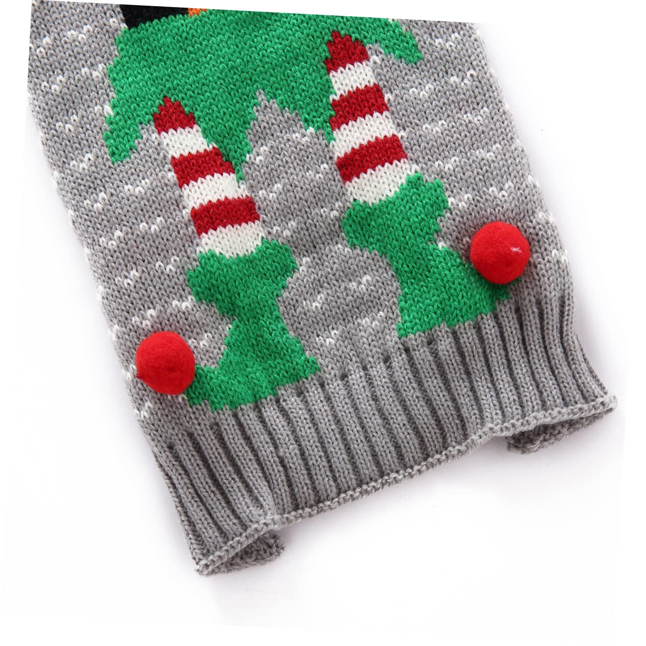 Sosoport 2 Pz Abbigliamento per Cuccioli Maglione Natalizio Gatto Costume da Elfo Domestico Costume Cane Natale Abbigliamento Cane Natale Vestiti Cappotti Maglione per Cani Inverno Cappotto