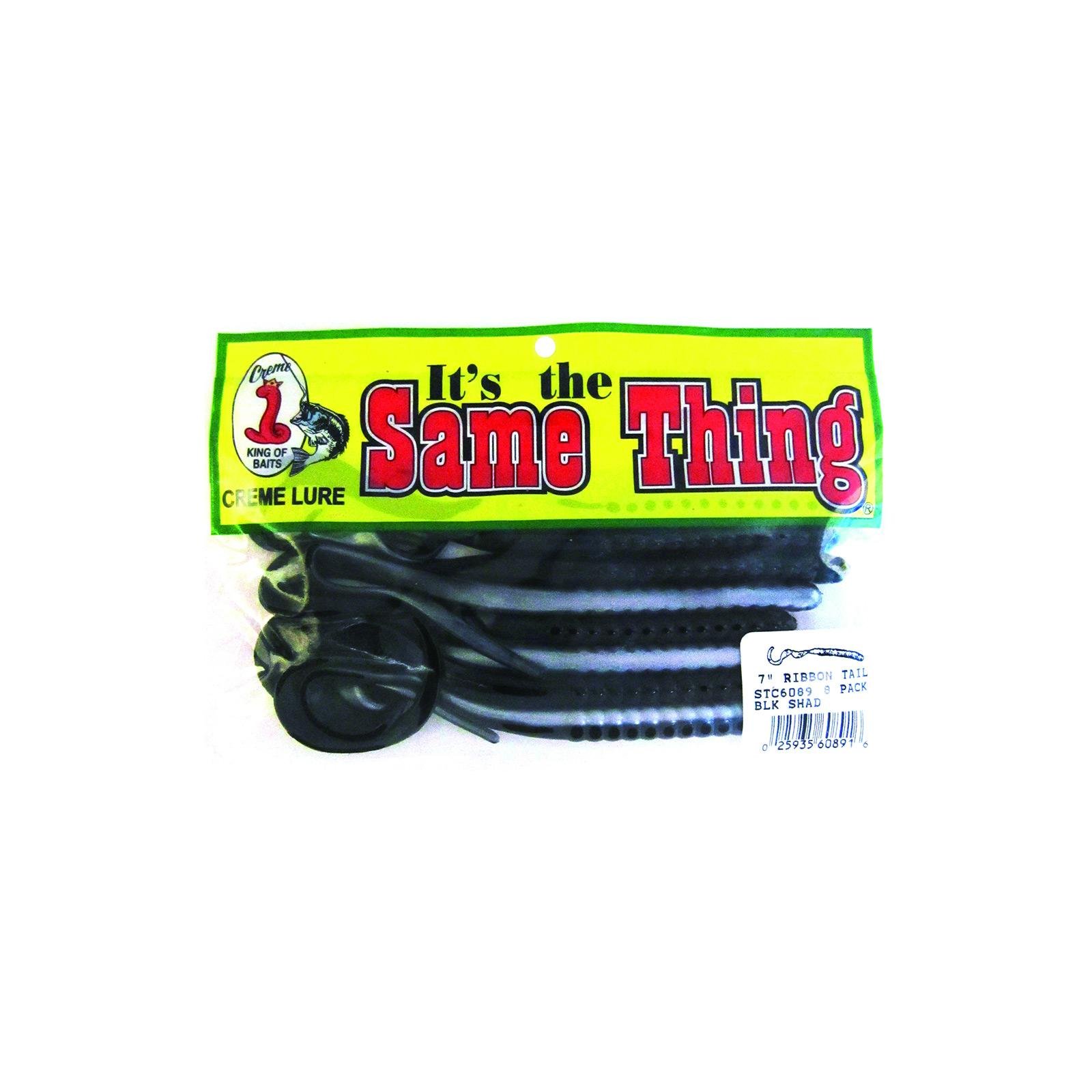 Creme STC6089 Ribbon Blk Shad Worm