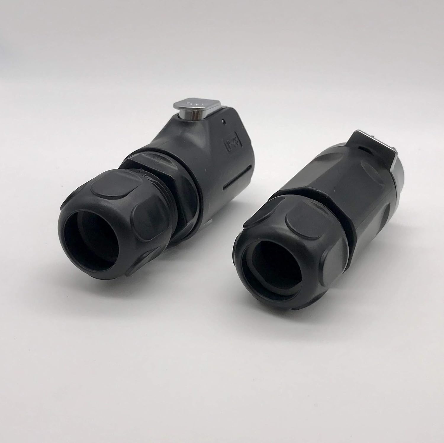 CNLINKO 3 Pin 50Amp Power Industrial Circular Connector, Male Plug & Female in-line Receptacles, Cable to Cable Connection, Rated 50amp, Outdoor Waterproof IP67, Screw Locking Termination