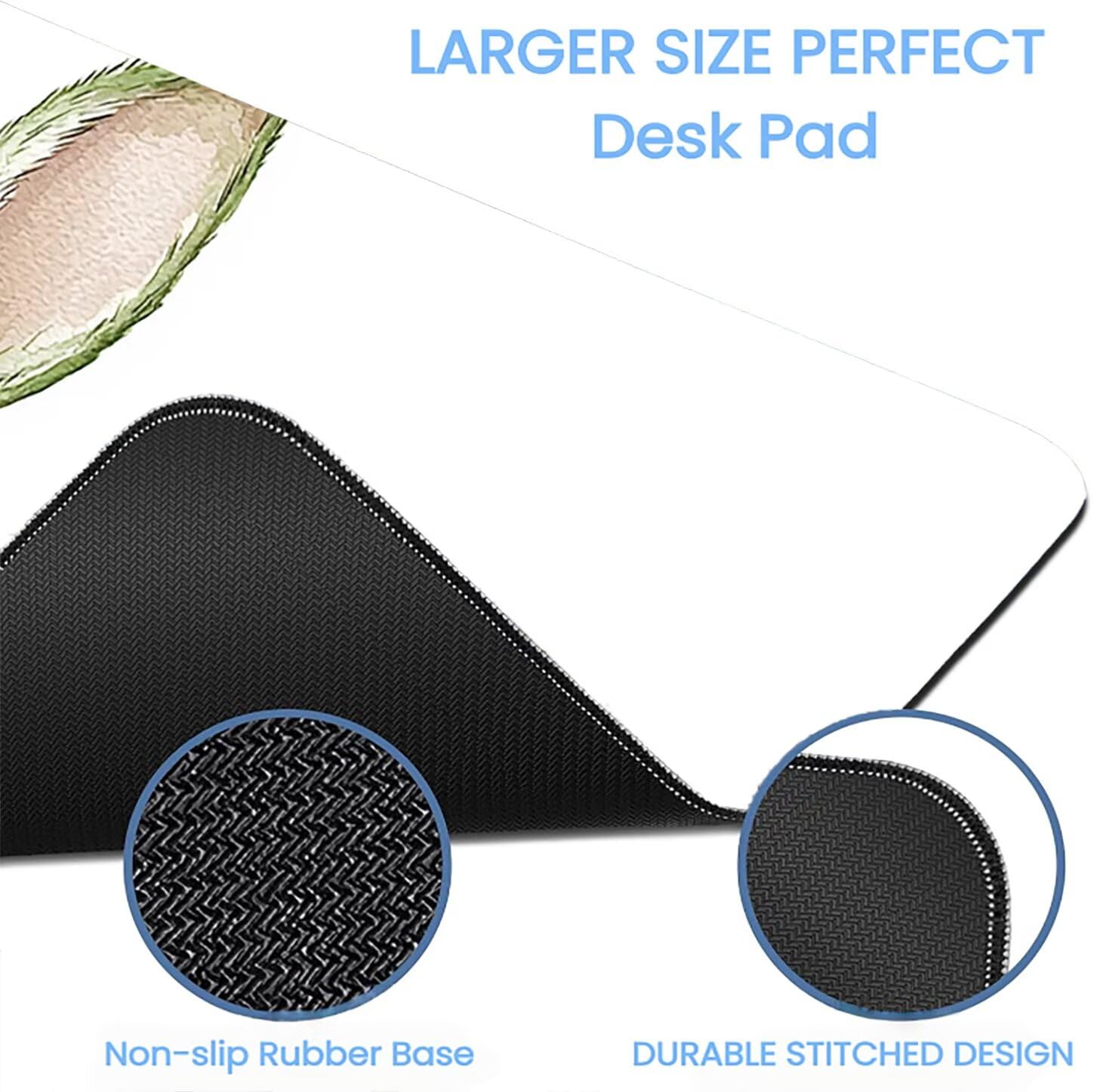 Lpfieonn Ostern Schreibtischunterlage XXL, Beige Schreibtischunterlagen Großes, Gaming Mousepad XXL mit ernähter Rand und Rutschfeste Gummibasis, Desk Mat für PC/Laptop/Mausa 120x60cm PF-3244
