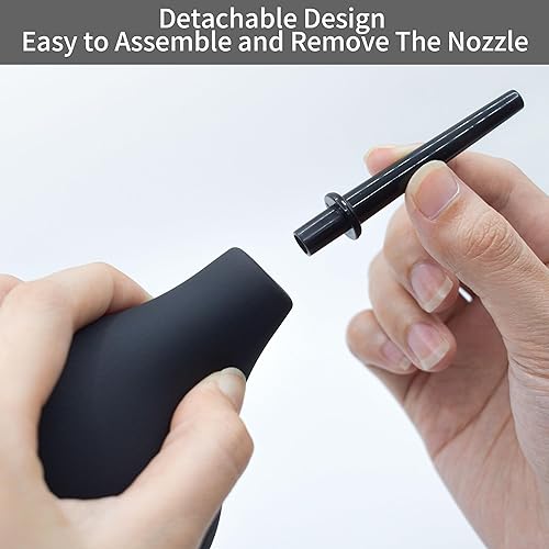 Miniatura 5 de Kit de 9 bombillas de enema para hombres y mujeres, manguera de silicona de 19 pulgadas, boquilla de enema, tubo de colon, ducha vaginal anal, bomba