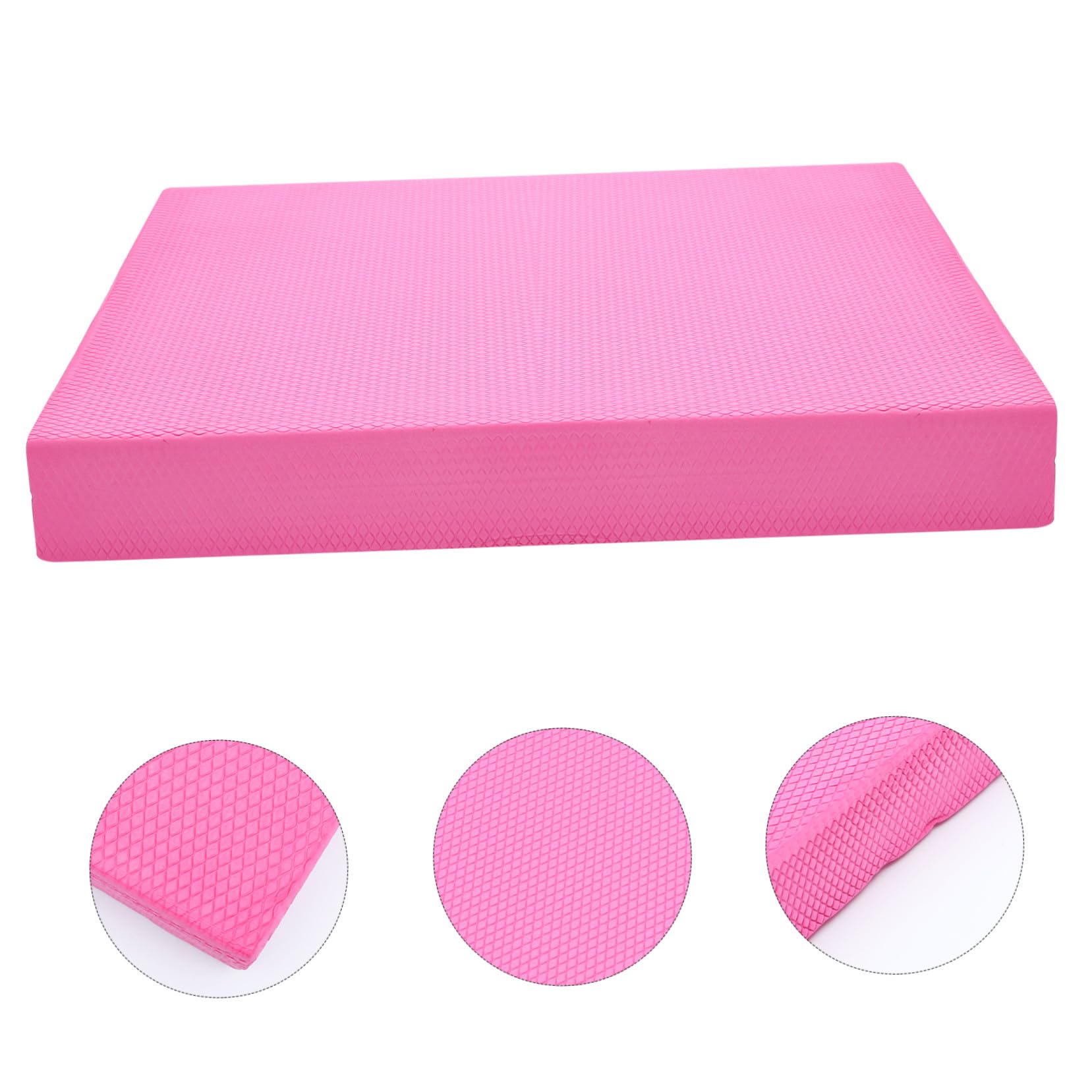 Gatuida Cuscino Balance in Tpe Antiscivolo Rosa per Riabilitazione Fisica e Allenamento a Casa, Comfort a Piedi Nudi, Forma Ovale per Stabilità e Supporto Articolare