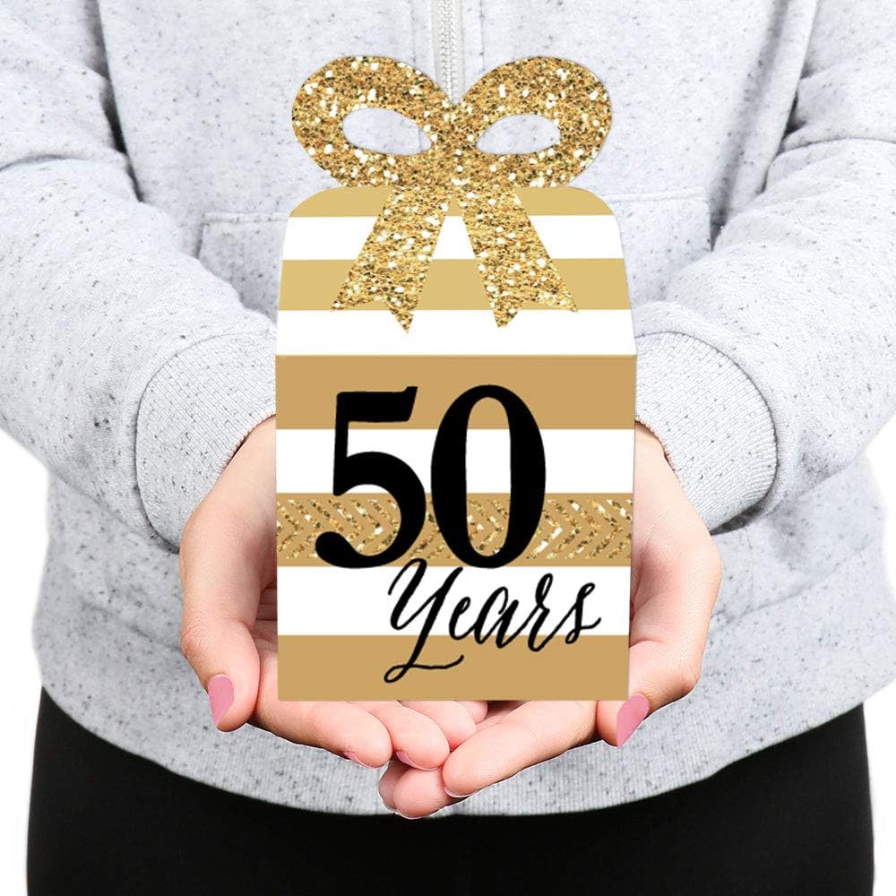 We Still Do - 50th Wedding Anniversary Favor Gifts - Bow Boxes - Set of 12