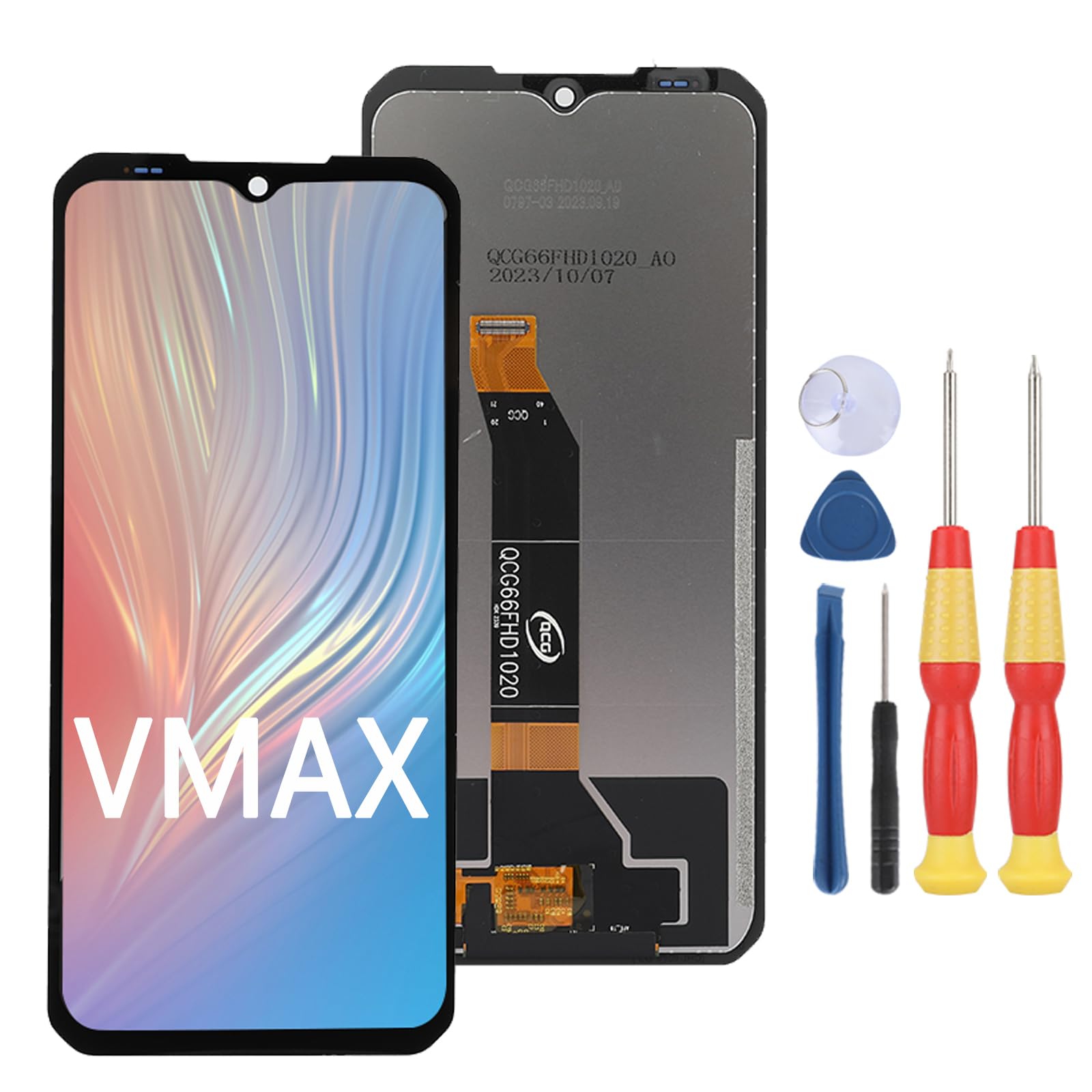 Écran LCD compatible avec Doogee VMAX LCD Display Touch Screen Assembly Pièces de rechange avec outils