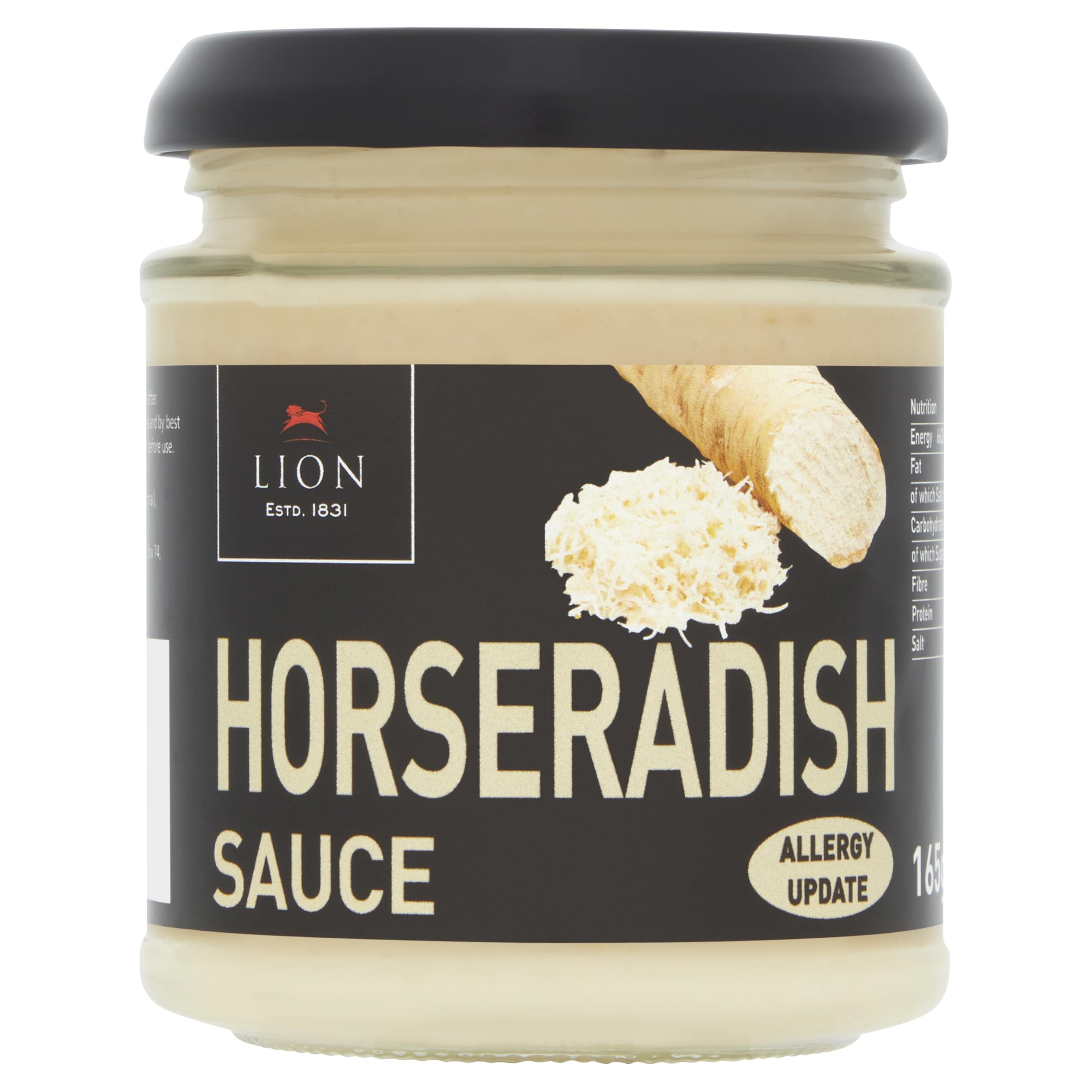 Lion White Creamed Horseradish Sauce Jar 165G
