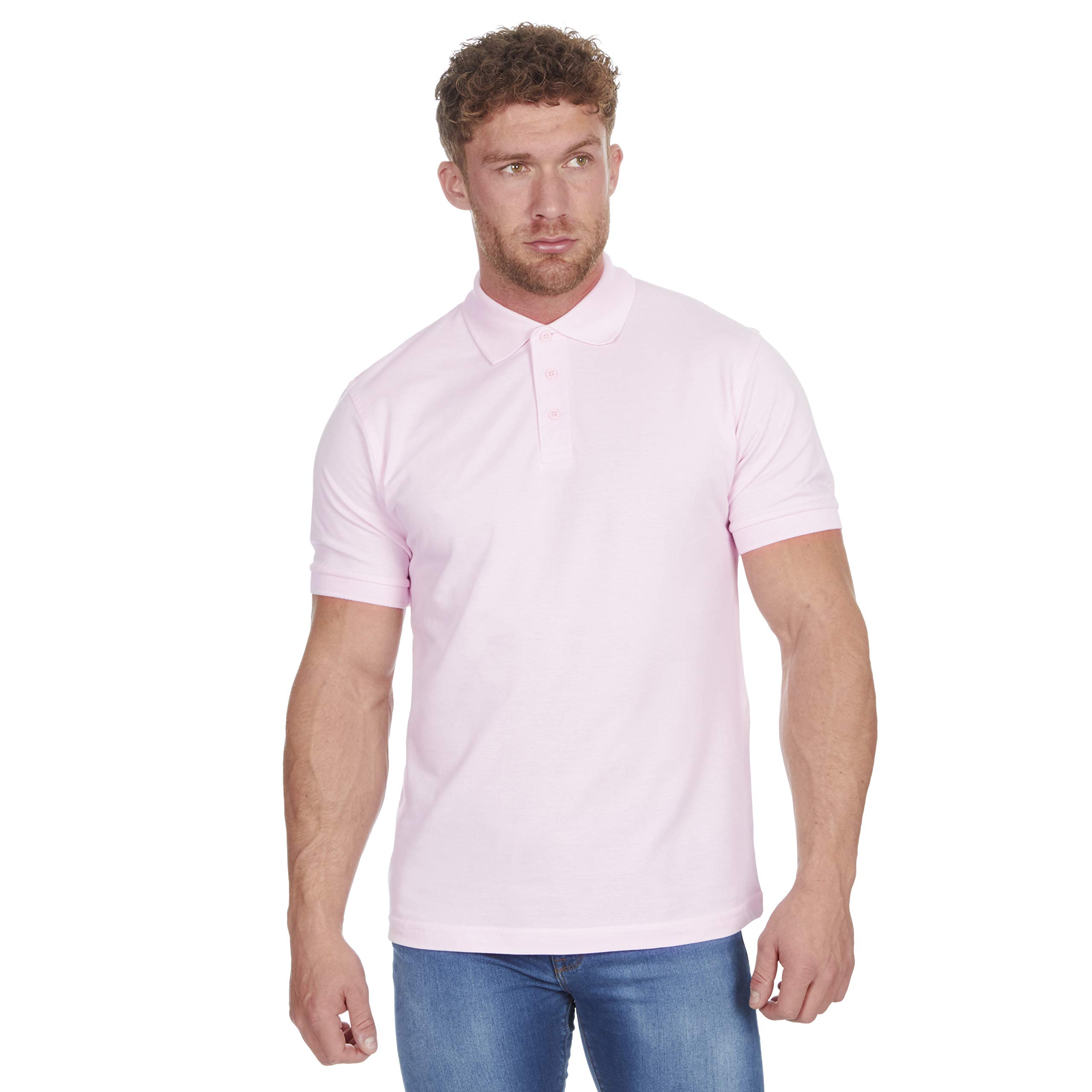 Mens Polo Shirt for Men Classic Plain Big and Tall Plus Size T-Shirts Size S M L XL XXL 3XL 4XL 5XL Grey Black Red Navy Royal Blue Red White