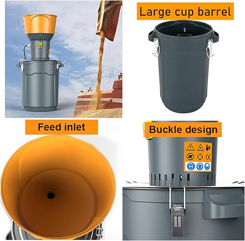 Miniatura 4 de Molinillo eléctrico de granos, molinillo de maíz con 5 modos de filtro, molinillo de trigo para molienda de cereales para el hogar y la granja, 6.6