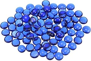 uxcell Fire Glass Beads for Gardens, Aquariums, and Homes