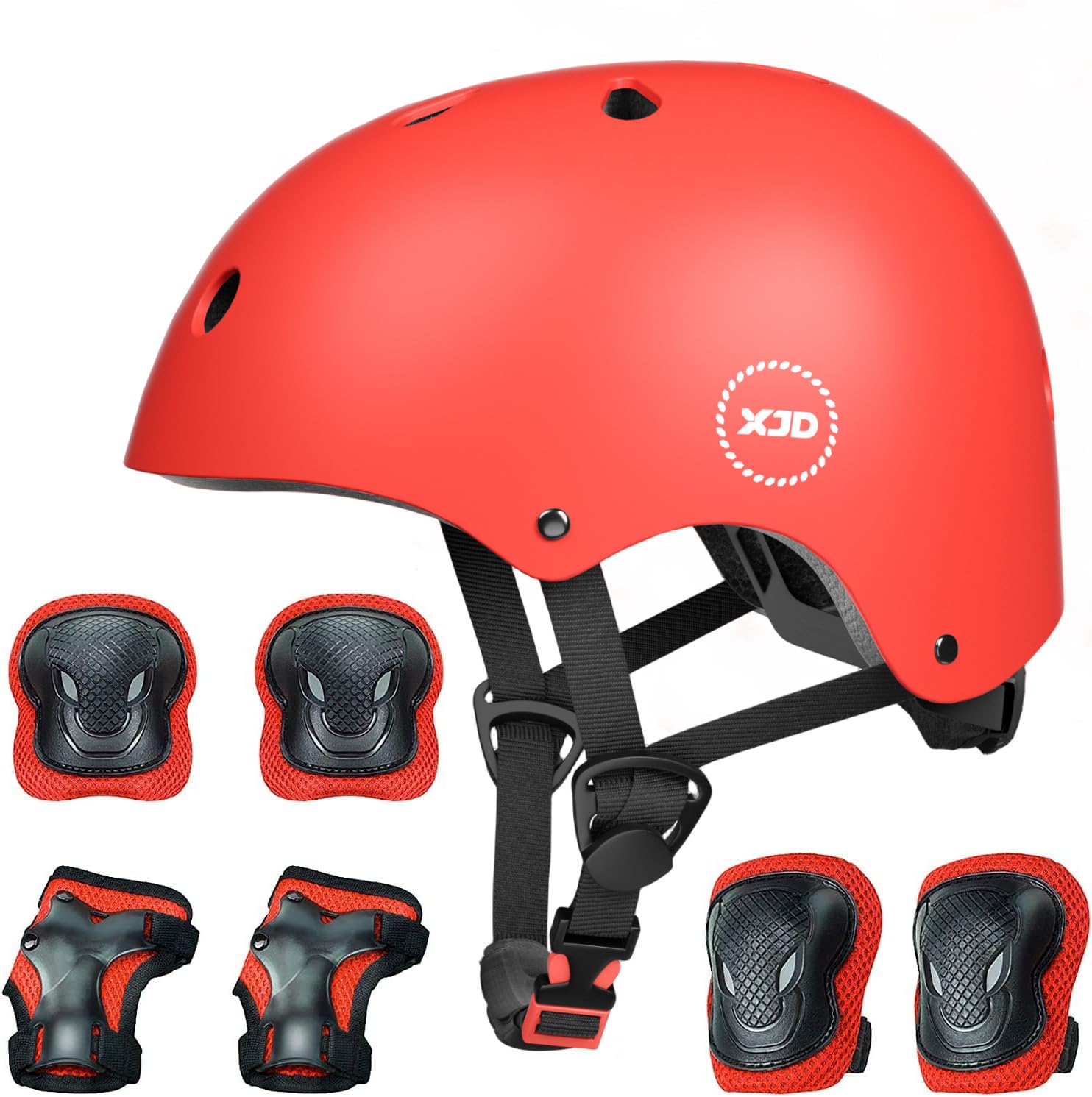 XJD Fahrradhelm für Kinder, Verstellbare Kinderhelm Skaterhelm Kinder Helm für Fahrrad Skateboard Scooter Roller Kinderfahrradhelm für 3-13 Alt Mädchen und Jungen