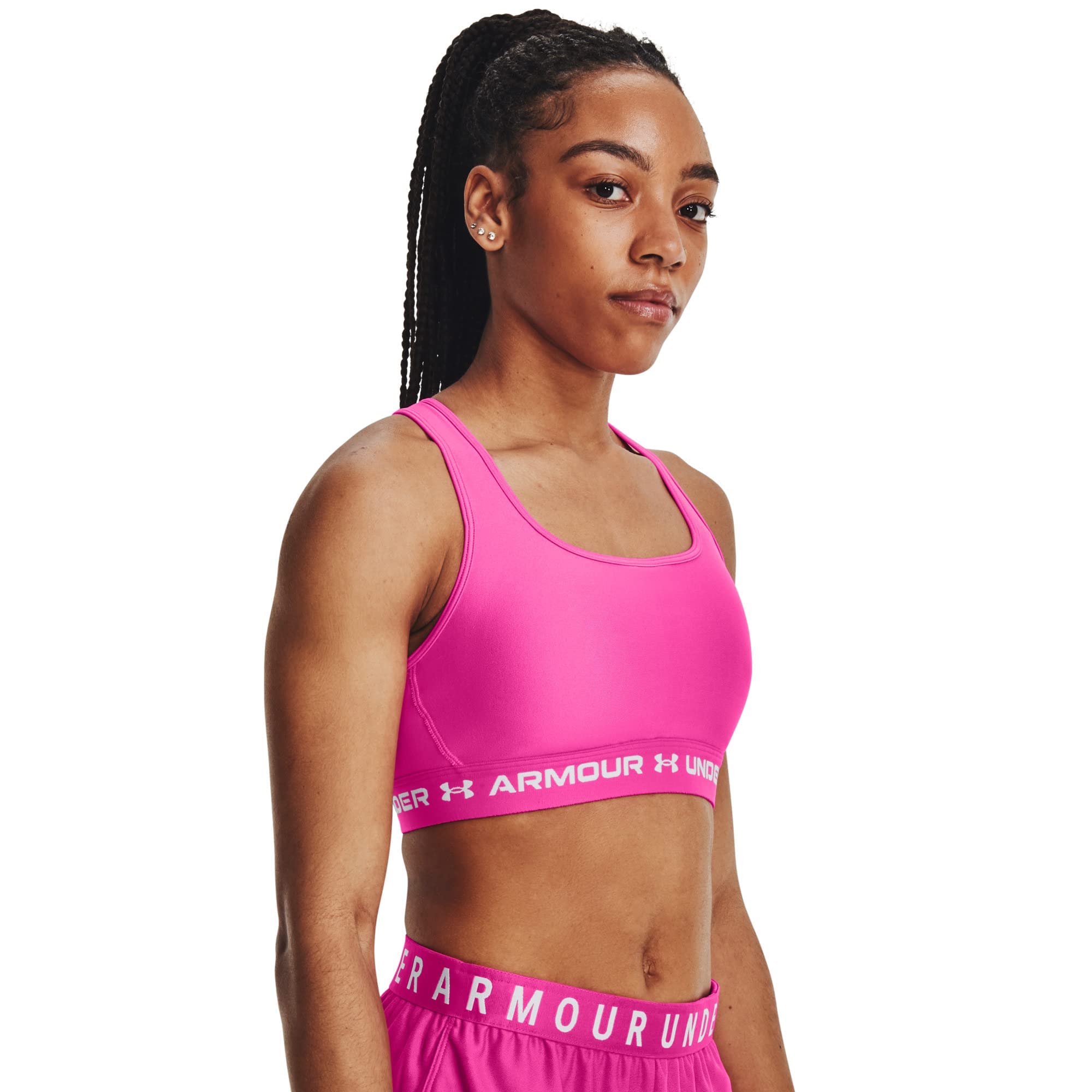 Under Armour Women's Crossback Mid Impact Sports Bra