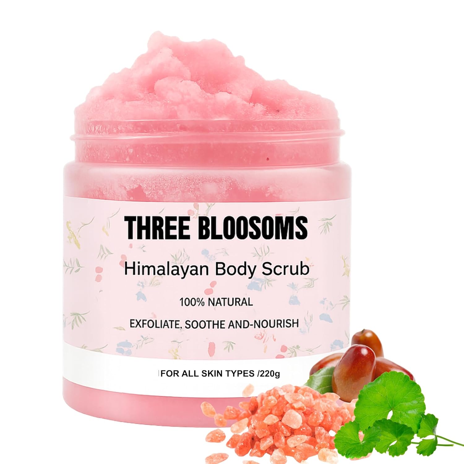 Himalayian Salt Body Scrub | 220g Natural Skin Smoothing Body Scrub Exfoliator for all Skin types, Exfoliating Scrub for Toning, Cellulite, Wrinkles, Gifts for Women and Men (220g, Himalayan Salt) Himalayian Salt Body Scrub | 220g Natural Skin Smoothing Body Scrub Exfoliator for all Skin types, Exfoliating Scrub for Toning, Cellulite, Wrinkles, Gifts for Women and Men (220g, Himalayan Salt)