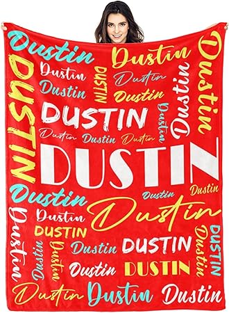 Personalized Blankets for Kids with Names Customized Blankets with Name for Adult Custom Blanket Gift for Birthday Christmas Valentines Day Gift