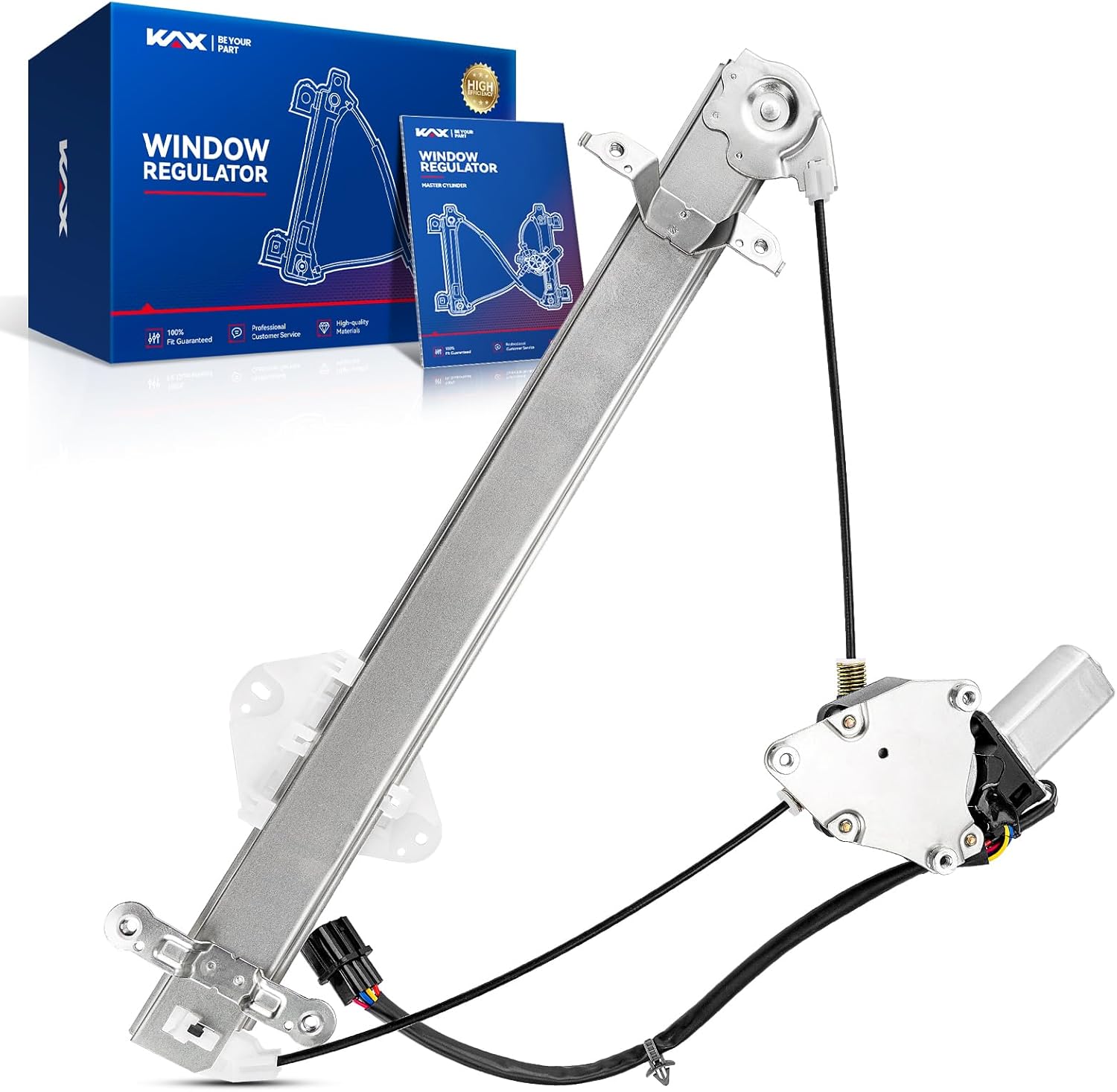 KAX 751-345 Power Window Regulator with Motor Front Left Driver Side Replacement for 2010-2014 Outback; Legacy