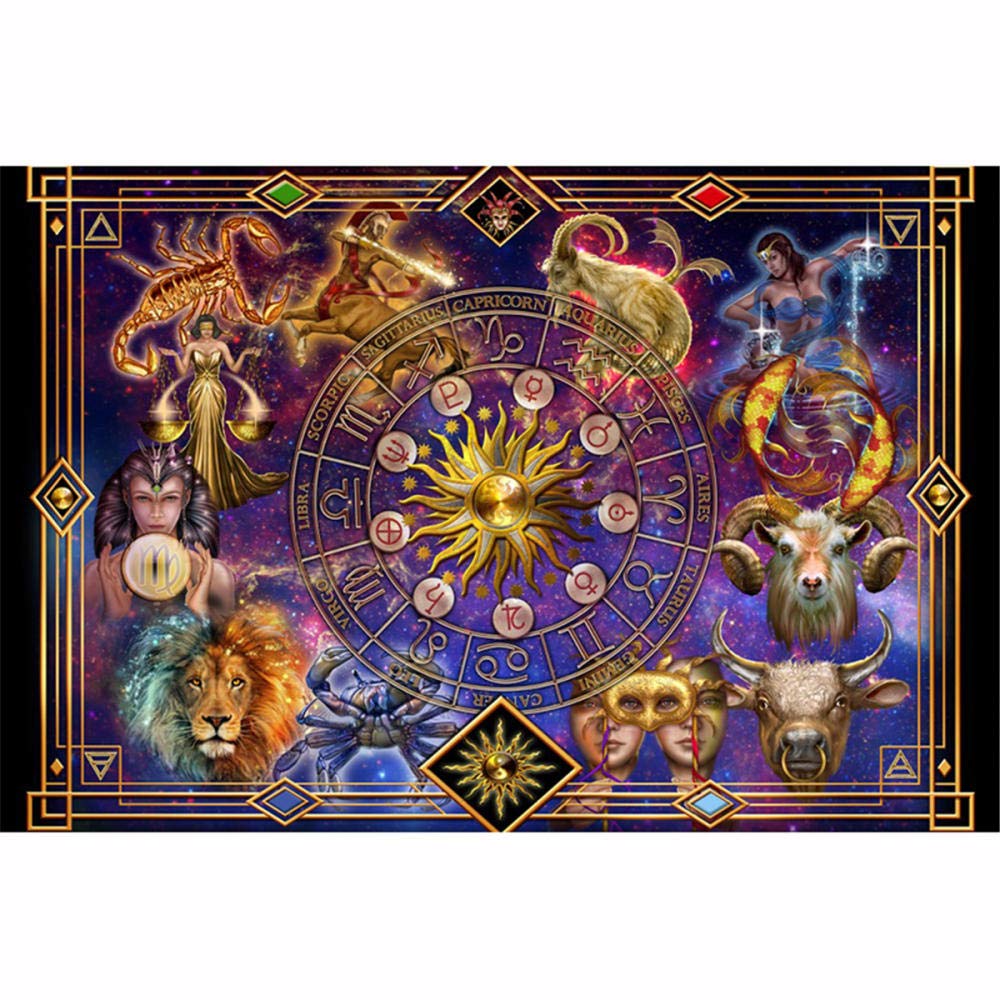 Puzzle 5000 Piezas, Constelación Puzzle, DIY Arte Rompecabezas, Intelectual Educativo Rompecabezas, Divertido Juego Familiar Puzzle, Juguete Regalo para Niños Adultos-61.61x41.53 pulgadas (156.5 x 10