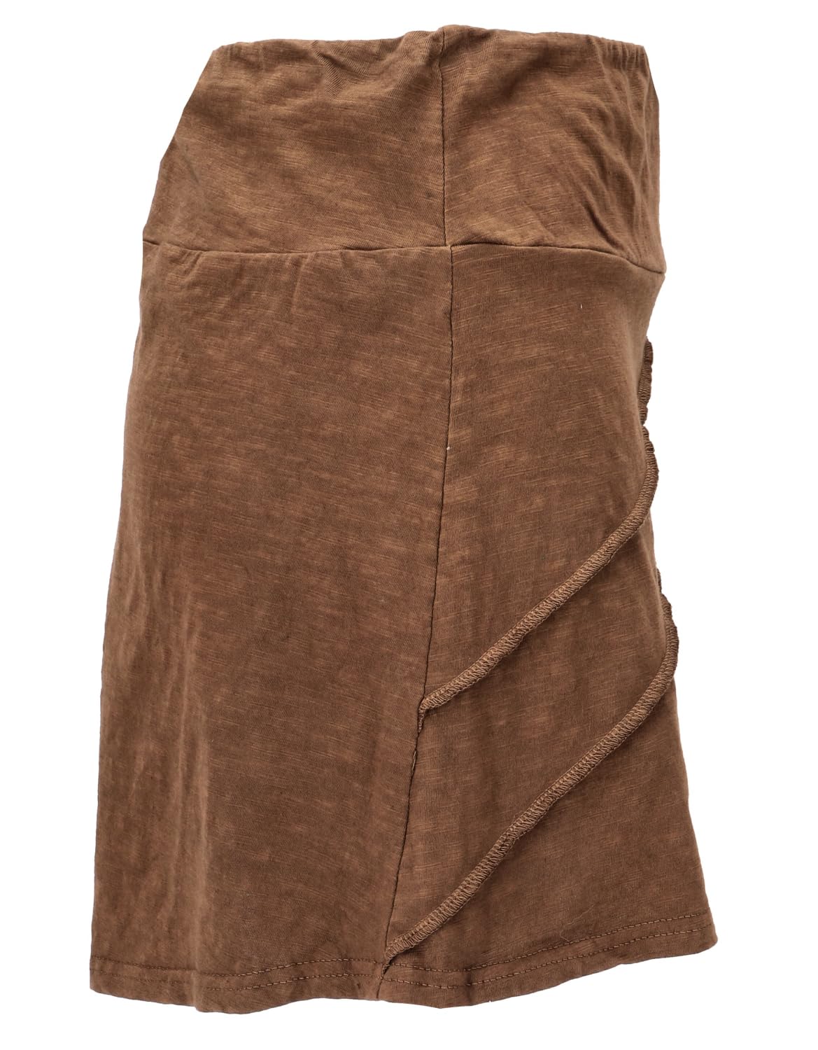 GURU SHOP Minifalda cómoda de algodón para mujer