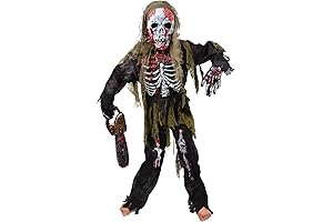 Kids Skeleton Zombie Costume Set