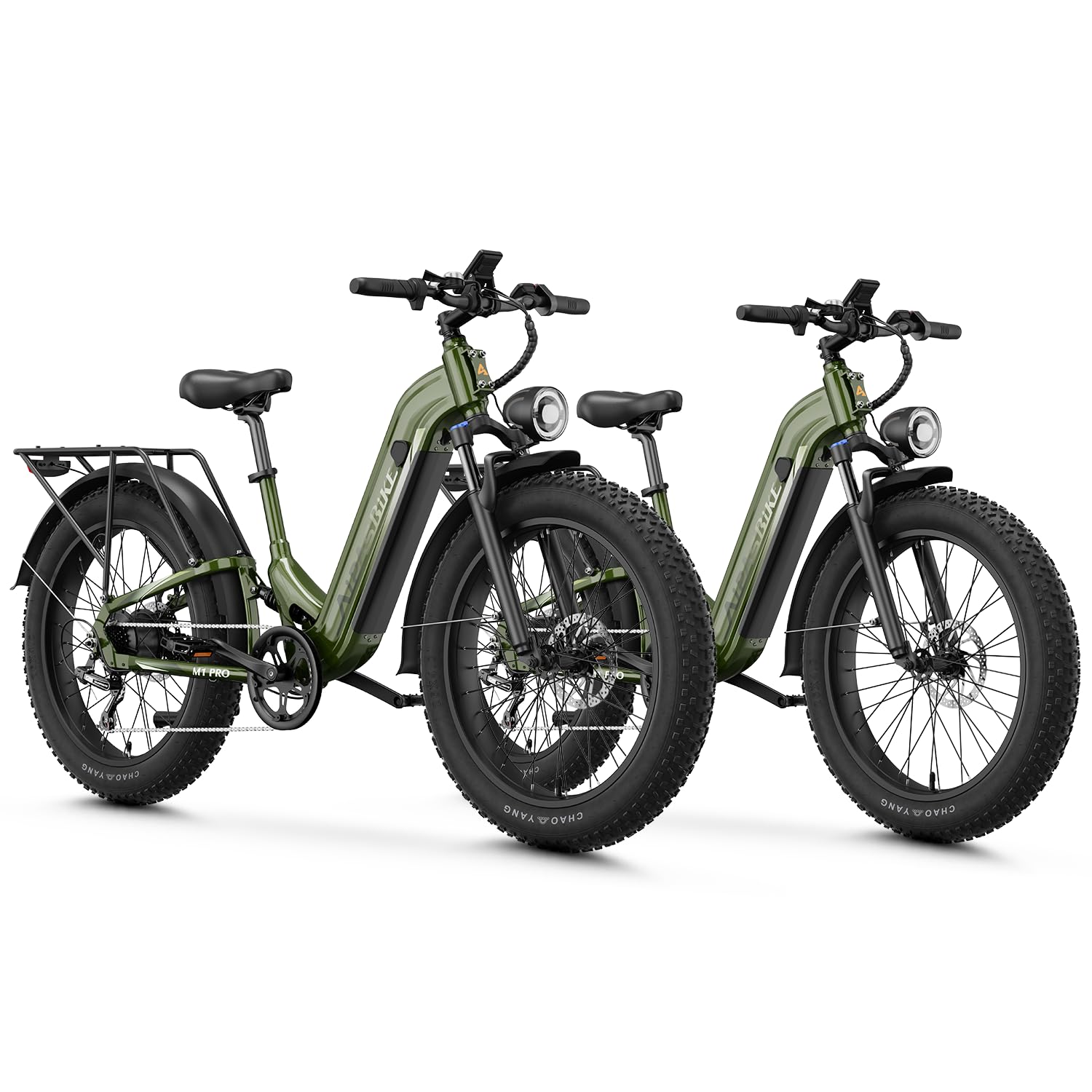 Aipas M1 Pro Electric Bike for Adults with 1800W Peak Motor, Ebike up to 85 Miles, 36MPH, 7 Speed, 26'' x 4.0'' Fat Tire Electric Mountain Bike with