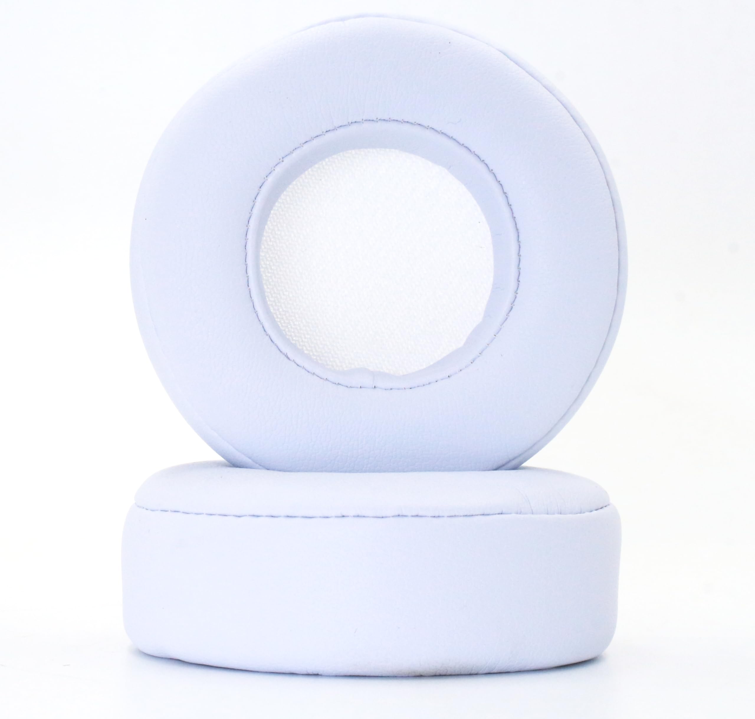 Replacement Ear Pads Compatible with Beats Mixr On-Ear Headphones Deluxe Upgraded Earphone Pads Headphone Cover Repair Accessories Ear Pads - White