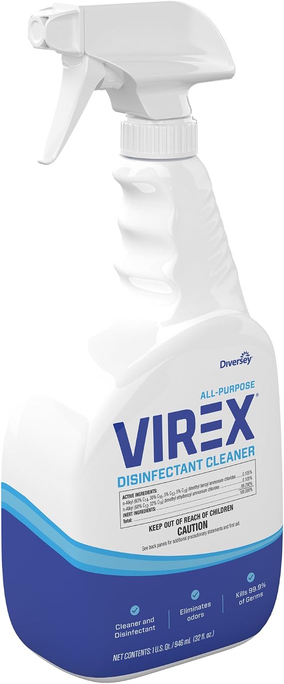 VIREX Diversey All Purpose Disinfectant Cleaner, Spray, 32 oz