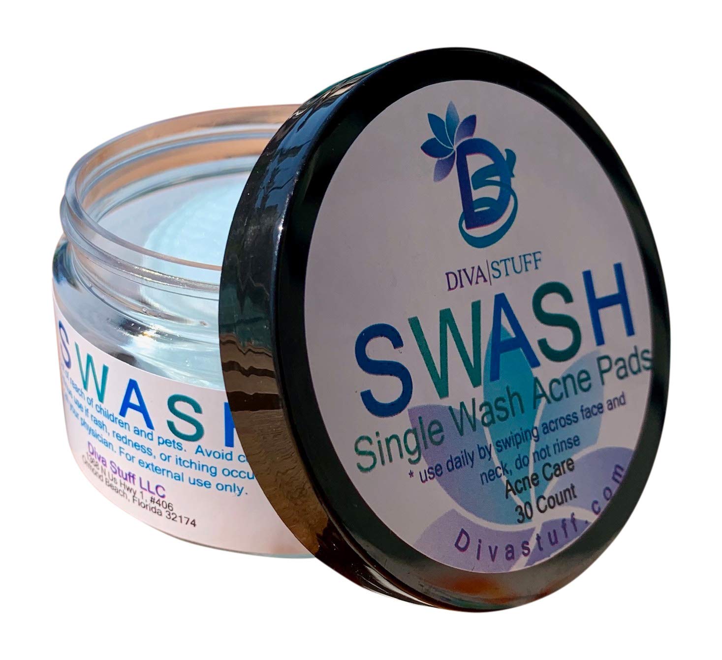 Diva StuffSingle Wash Acne Pads, with Salicylic Acid, By , Qty 20