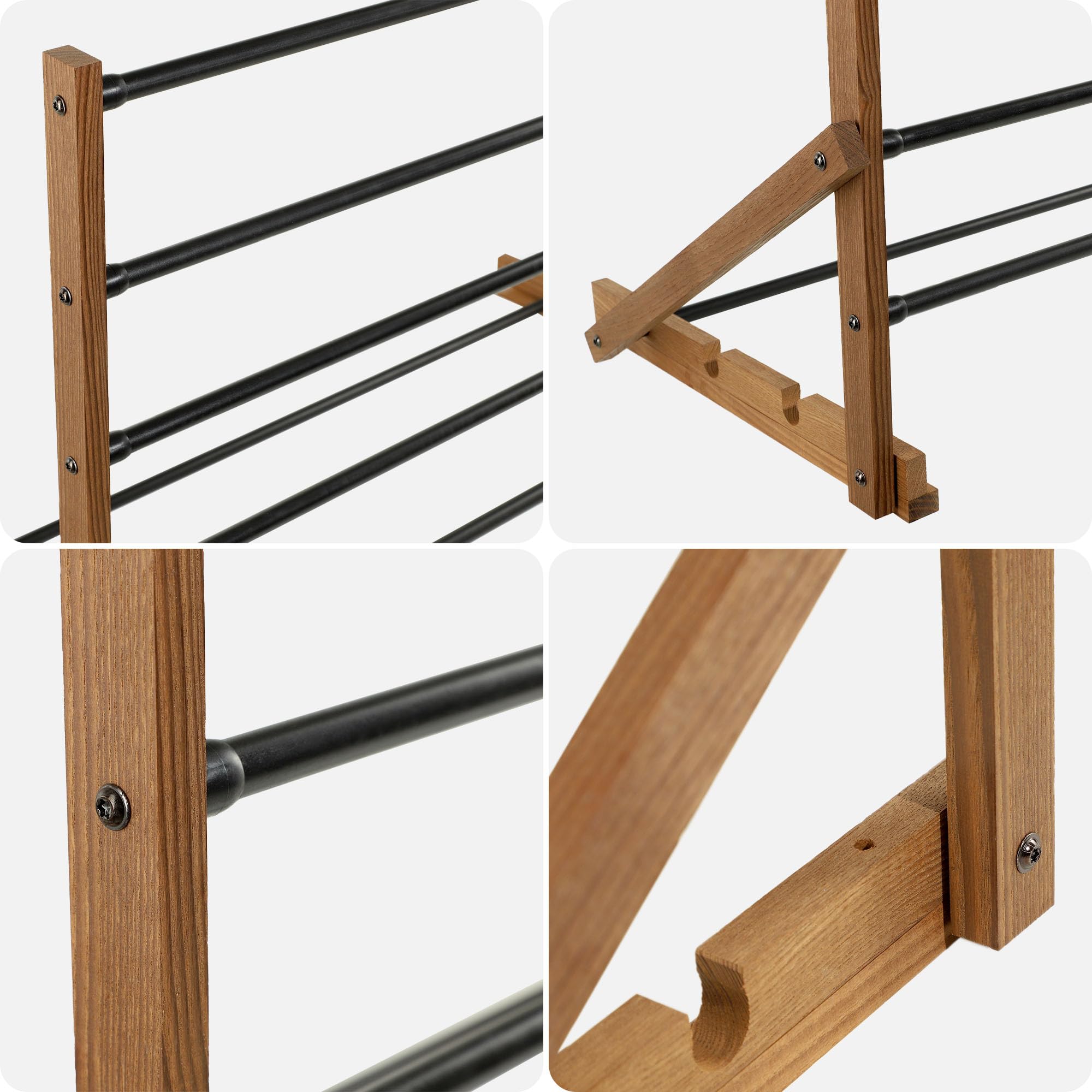 KADAX Séchoir Pliable, Entièrement assemblé, Séchoir debout extensible, Séchoir à linge à accordéon, Séchoir à linge à tour pliante (85 x 39,5 cm)