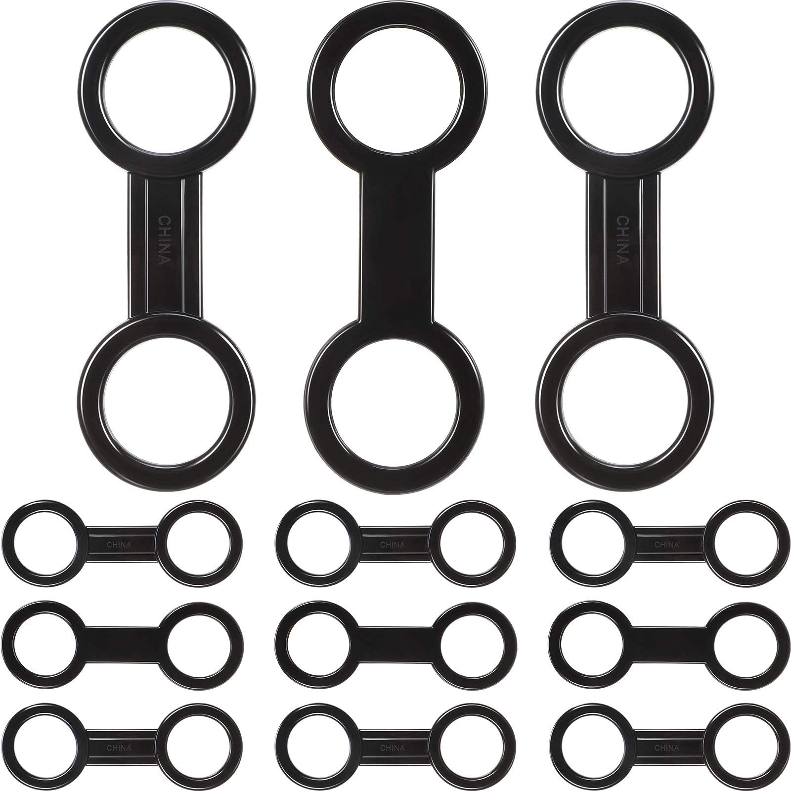 KASTWAVE Silicone Snorkel Strap Keeper, Dive Lock Kit, 12 Pcs Dive Universal Plastic Clip, Snorkel Mask Strap Keeper Tube Holder, Attachment Gear Spare Part Accessories