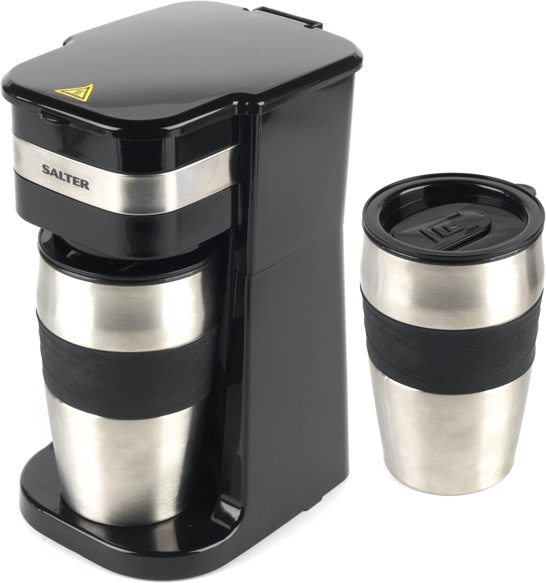 Russell Hobbs 22630 Brew and Go Filter Coffee Machine, 1.1 liters and Mug, Stainless Steel, 400