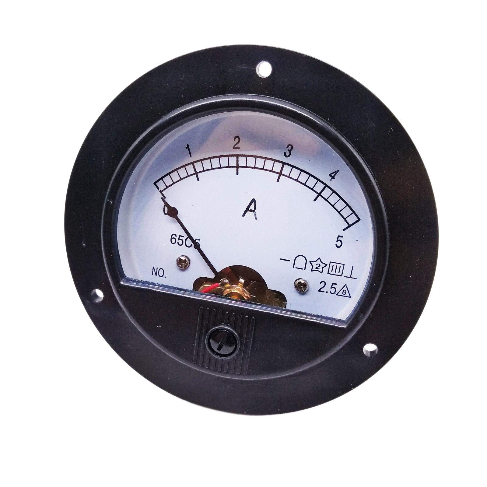 Amazon.com: DC 0~5A Round Analog AMP Current Pointer Needle