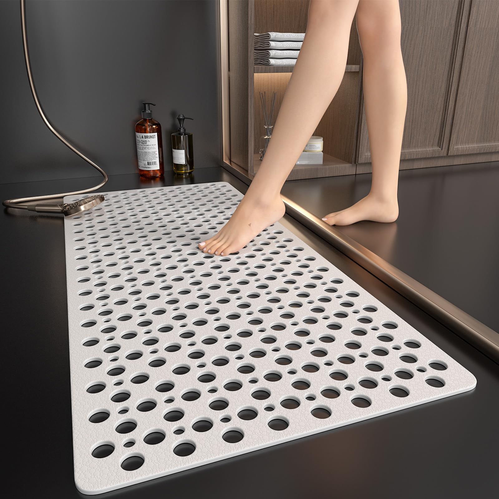 XIYUNTE Bath Mat Non Slip Anti Mould