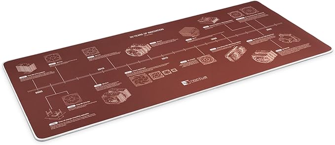Noctua NP-DM3 20-Year Anniversary Desk Mat 90x40cm Brown miniatura 3