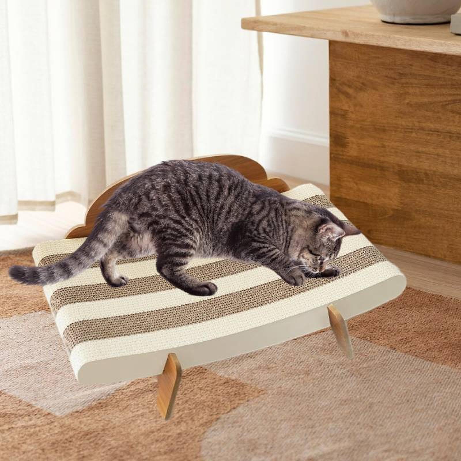 Tiragraffi in Cartone Ondulato per Gatti, Protezione per Divano e mobili, Resistente all'Usura, Lettino per Animali Domestici, tavola tiragraffi