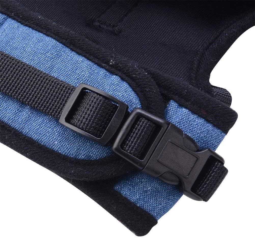 SCENEREAL Escape Proof Cat Harness and Leash - Adjustable Soft Mesh Vest Harness for Rabbits Puppy Kittens, M¡­