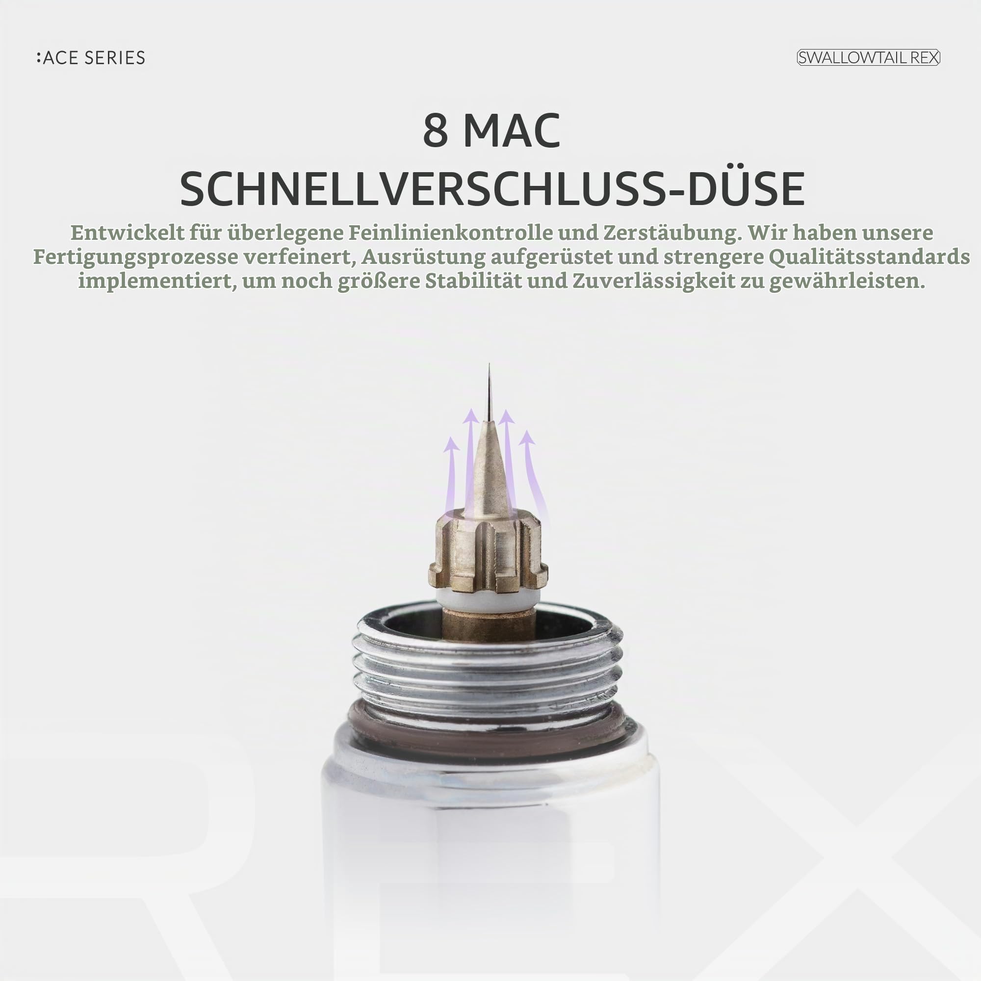 Gaahleri Airbrush Ace Series GHAC-Schwalbenschwanz & Barbatos Rex