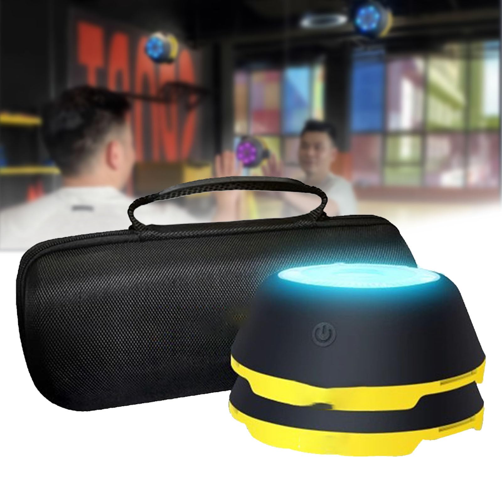 LjyAeono Agility Fitness Light, Reaction Training Light with APP, 29 Functions Speed Agility Reaction Equipment for Basketball, Football, Boxing, Etc. 2lights