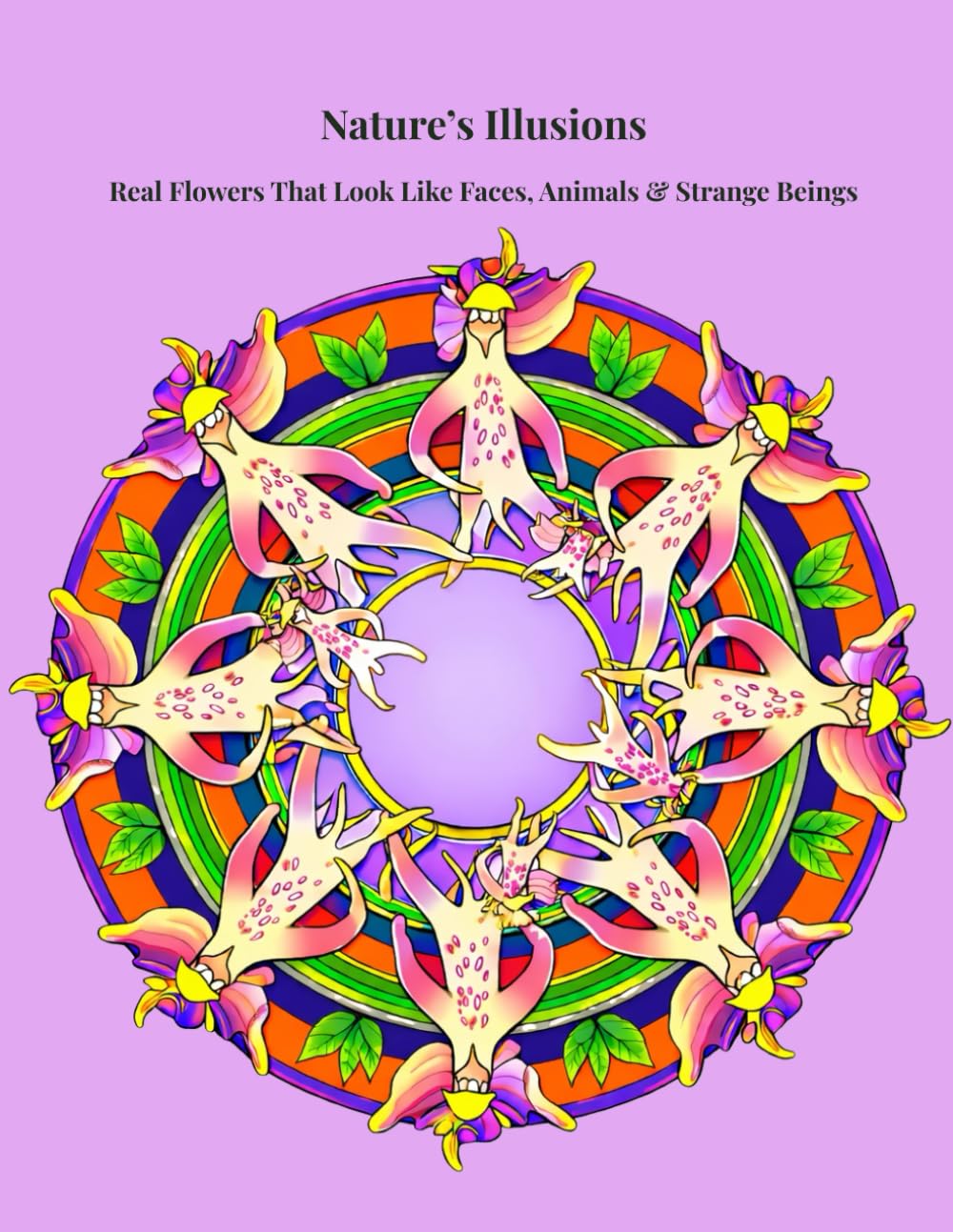 Nature’s Faces Flowers That Look Like Creatures: A Poetic Coloring Journey Through Nature’s Curious Forms