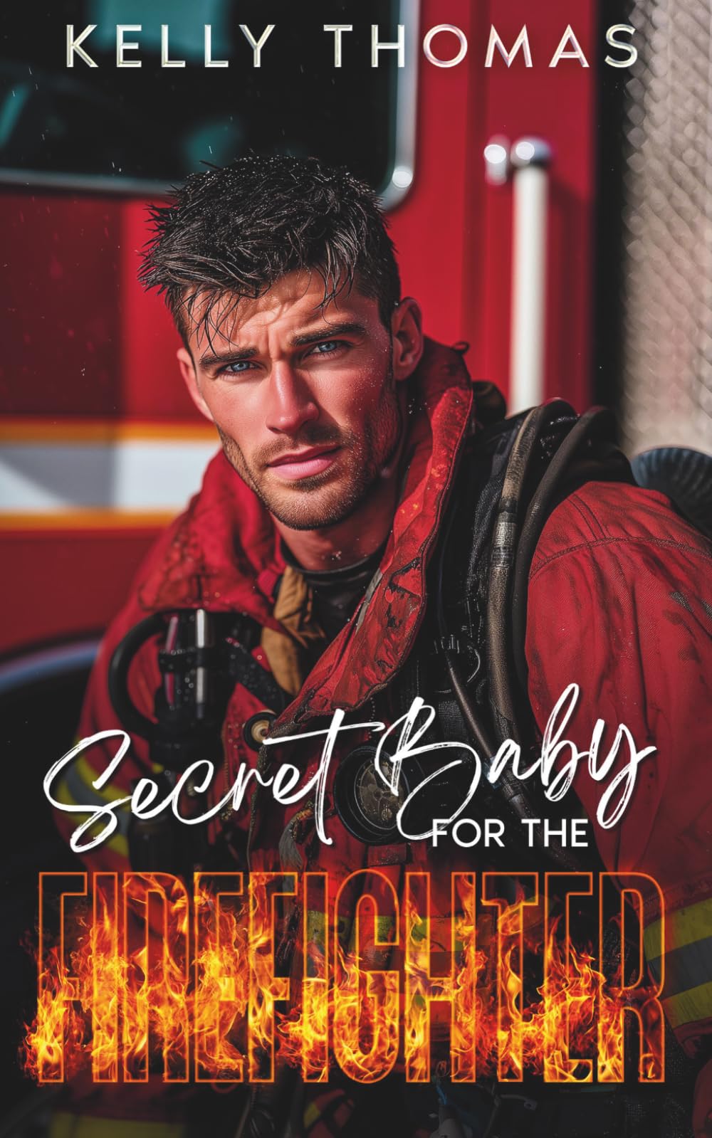 Secret Baby for the Firefighter: A Grumpy Enemies-to-Lovers Workplace Romance (Firefighters of Seaside Beach - A Small Town Romance Series)
