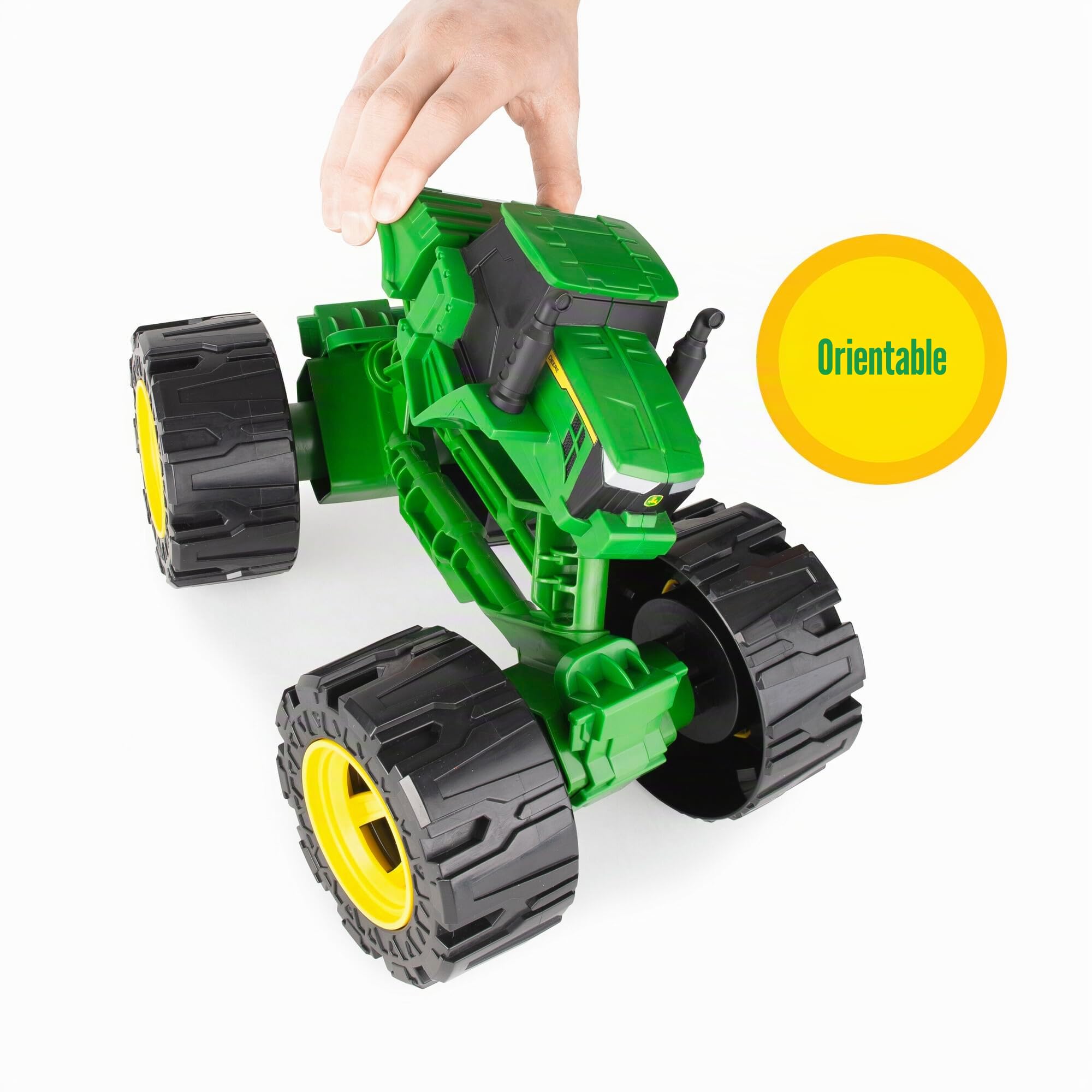Britains John Deere Monster Treads Tracteur Tout-Terrain Enfant - Jouet Tracteur pour Enfant avec Grosses Roues - Jouet Durable intérieur et extérieur - Cadeau Enfant garçon et Fille 3 Ans