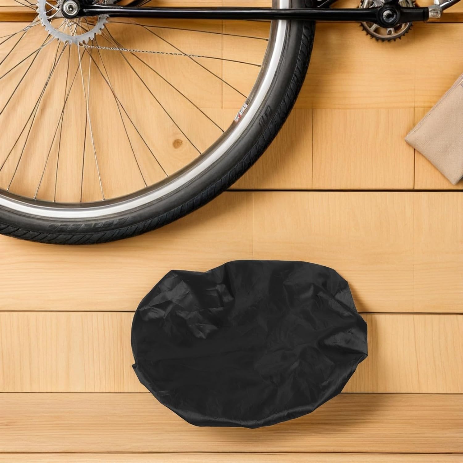 6pcs Bike Rear Seat Rain Cover for Rack Bags Waterproof Oxford Cloth image 5